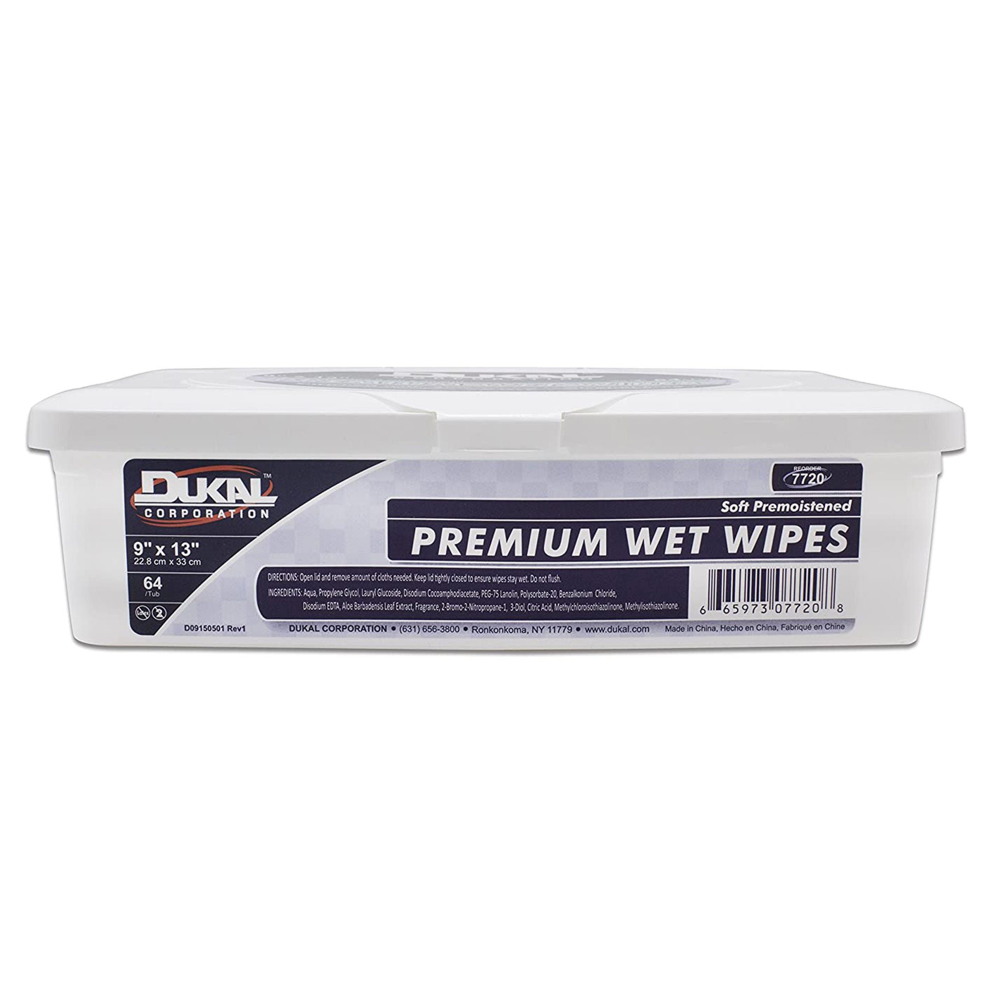 Dukal - 7720 Dukal™ Premium Personal Wipe