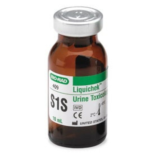 Bio-Rad Laboratories - 409 Control Liquichek™ Urine Toxicology Level S1S 10 X 10 mL