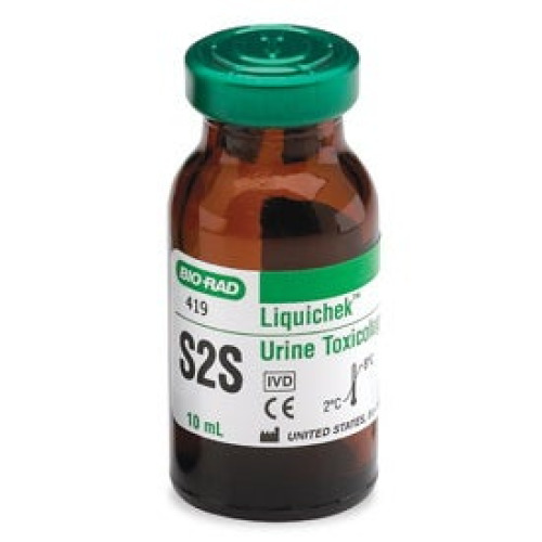 Bio-Rad Laboratories - 419 Control Liquichek™ Urine Toxicology Level S2S 10 X 10 mL
