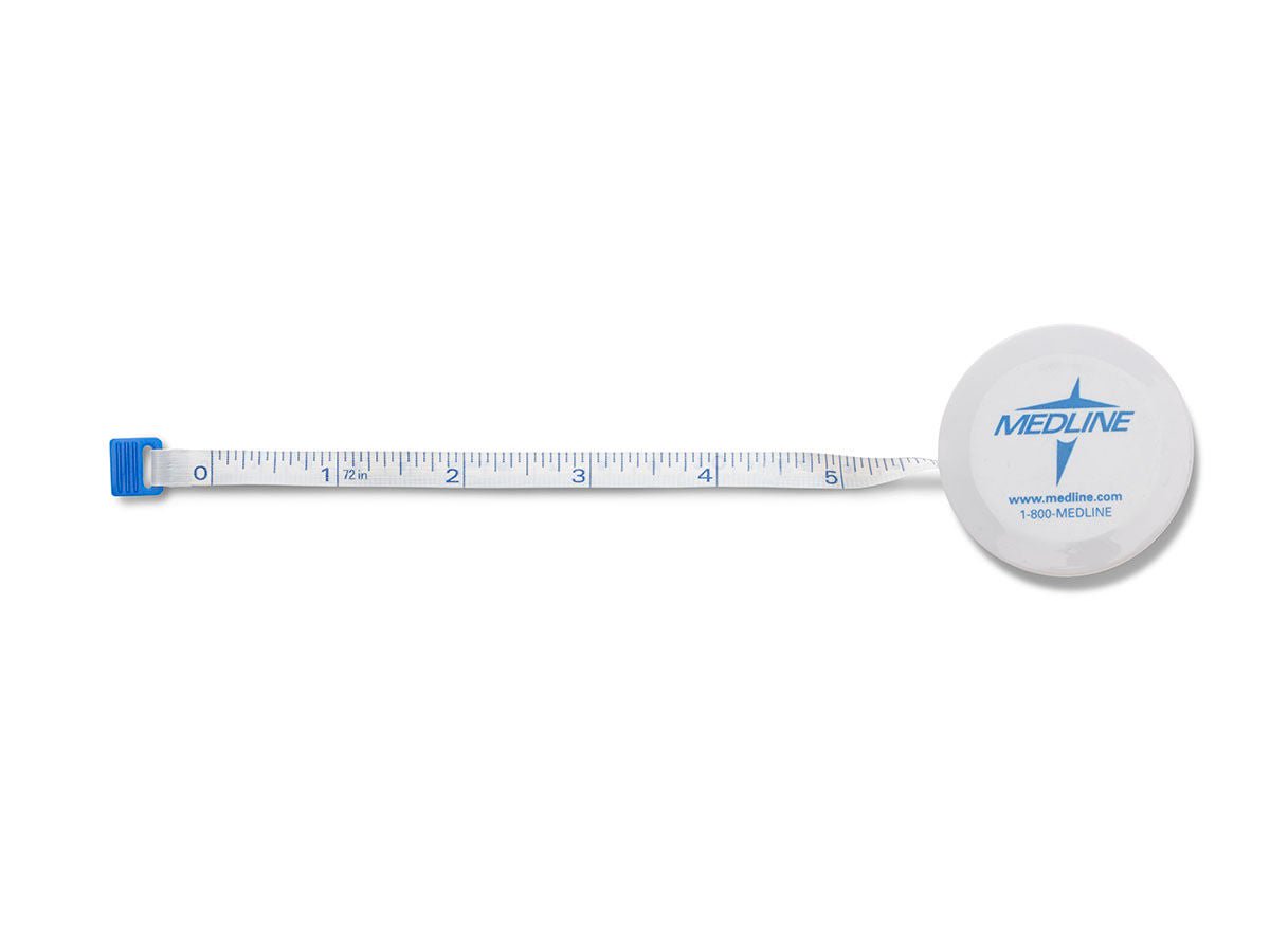 Medline - NON171330 Measurement Tape 72 Inch Length Cloth Reusable Inches / Centimeters