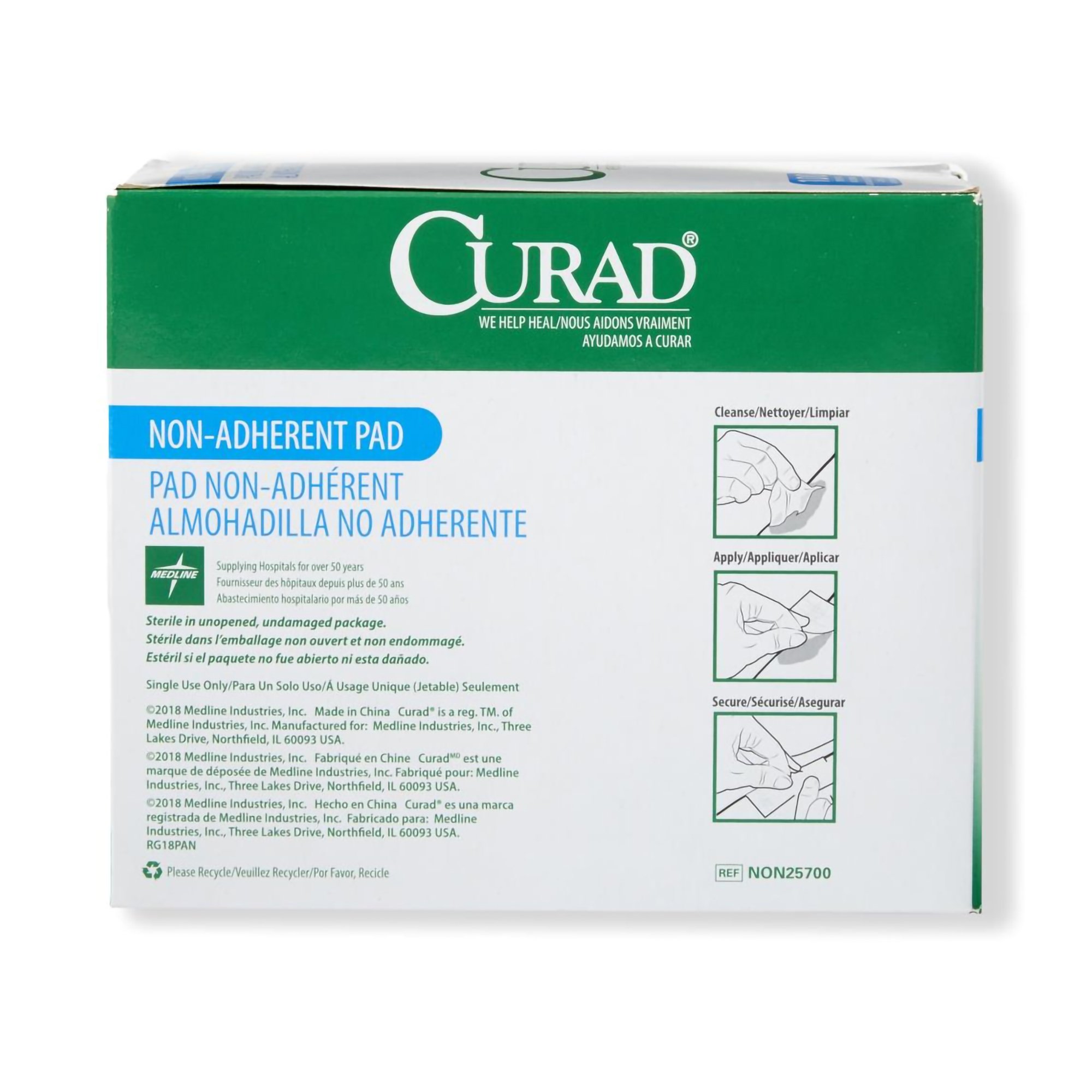 Medline - NON25700 Curad® Nonadherent Dressing