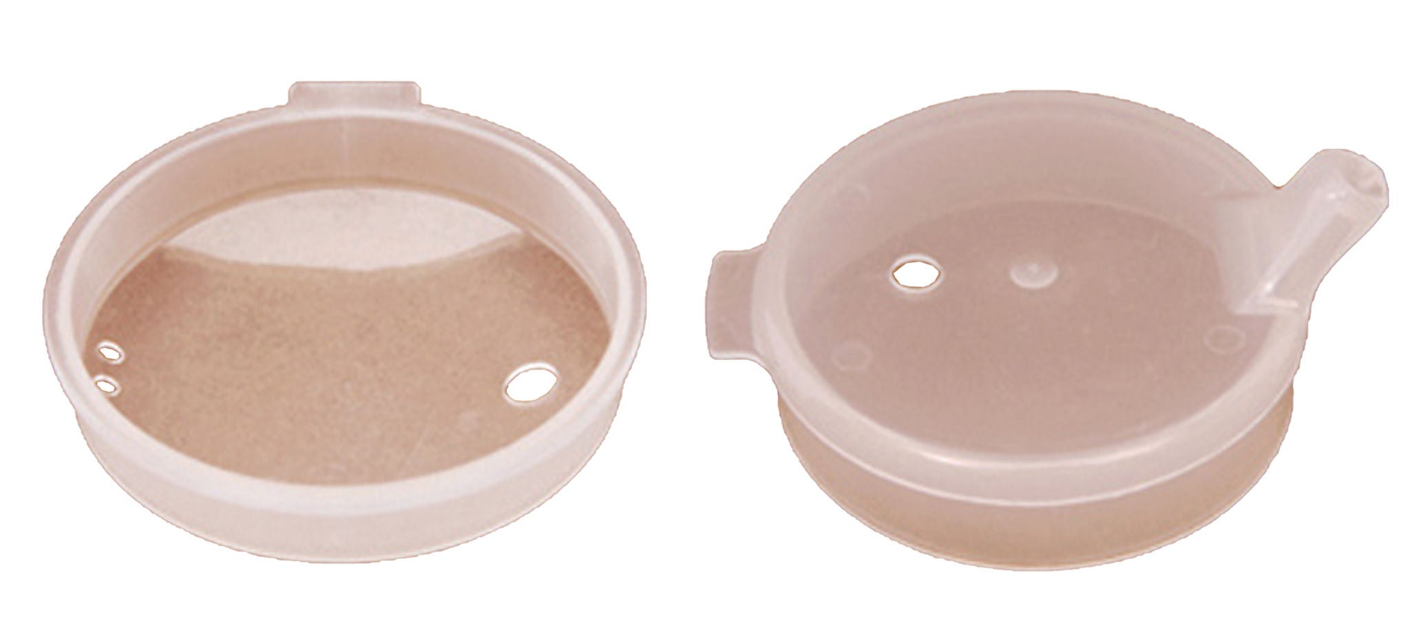 Fabrication Enterprises - 60-1031 Drinking Cup Lid Independence For Independence Adapted Drinkware Translucent Plastic Reusable