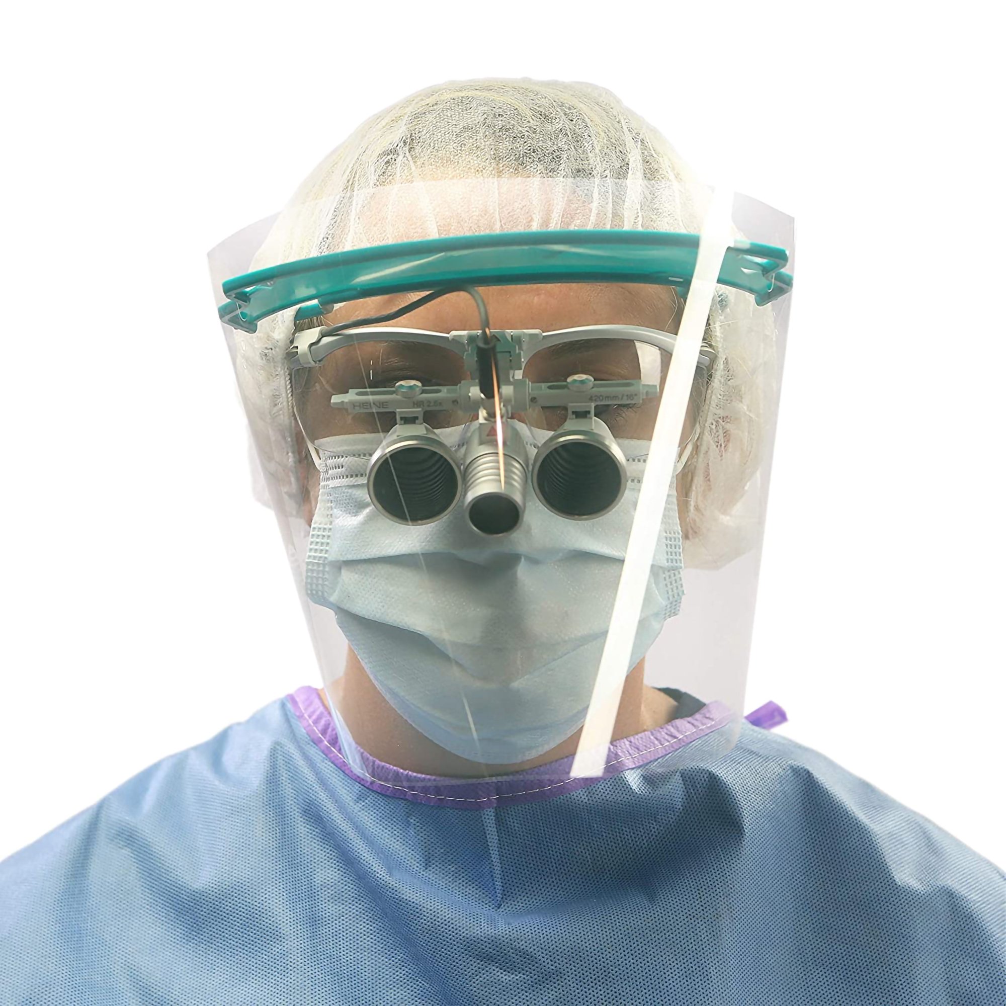 Tidi Products 2211-100 - Resposables FaceShield® Faceshield with Visor - 100/Box