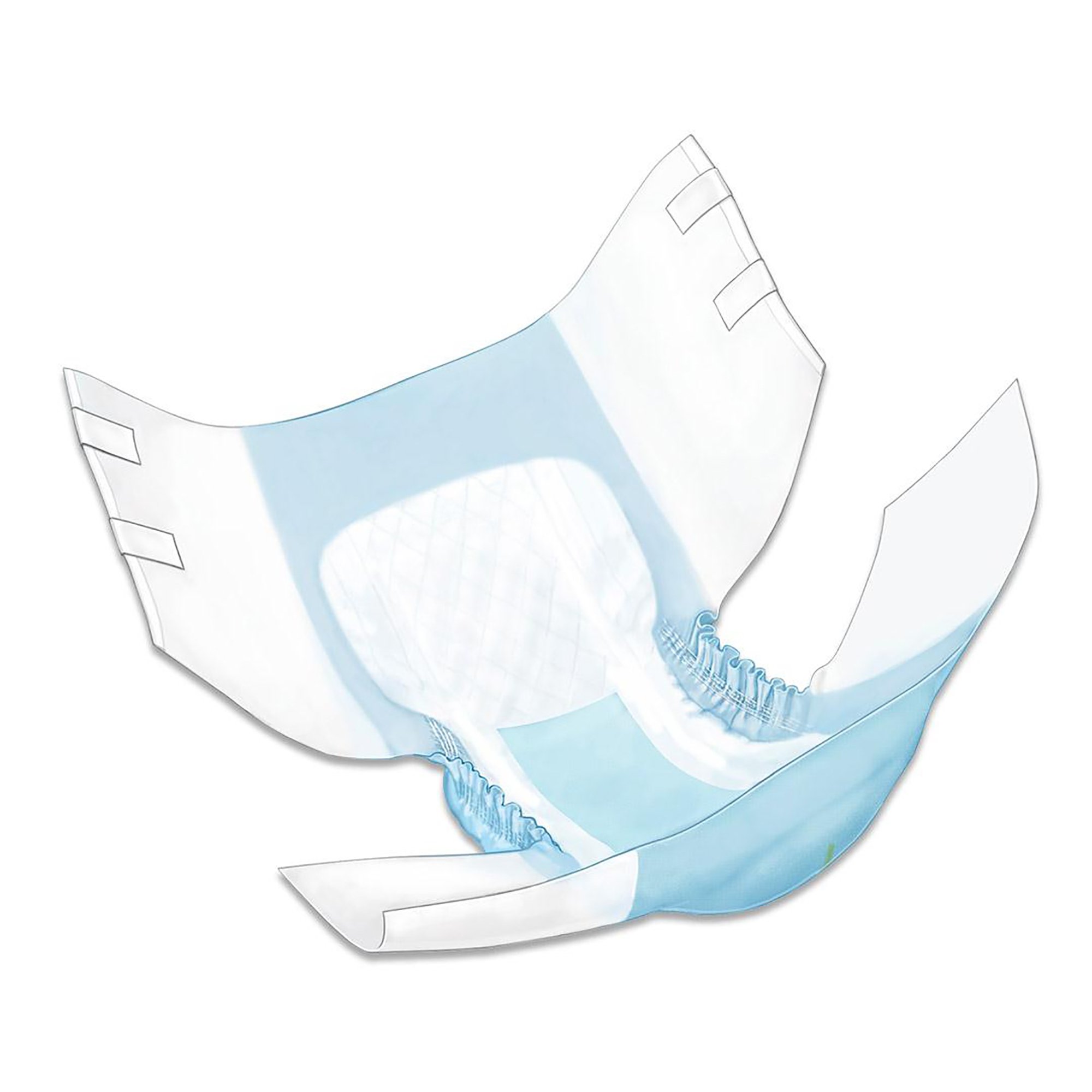 Cardinal - 65034R Simplicity Unisex Adult Incontinence Briefs