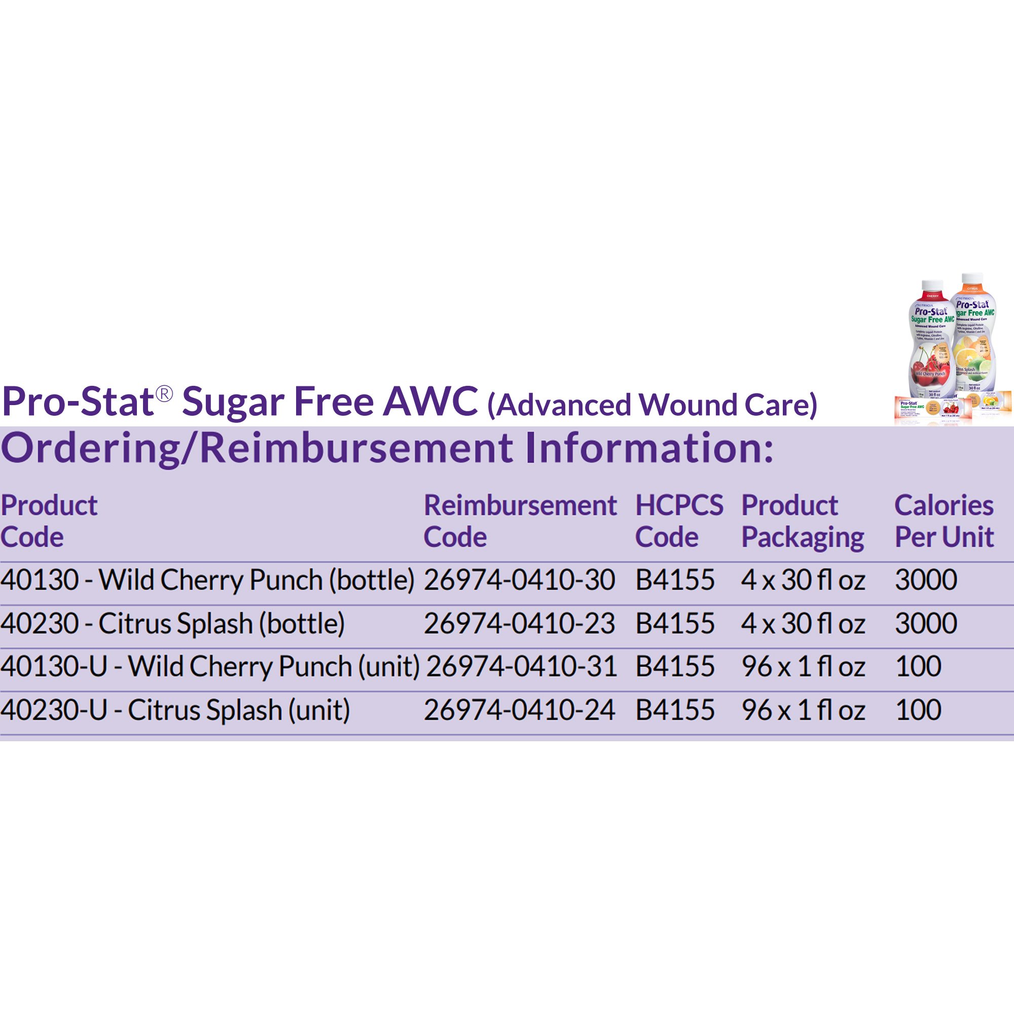 Nutricia North America 78383 - Pro-Stat® Sugar Free AWC Citrus Splash Complete Liquid Protein, 30-ounce Bottle - 1/Bottle, 4/Case