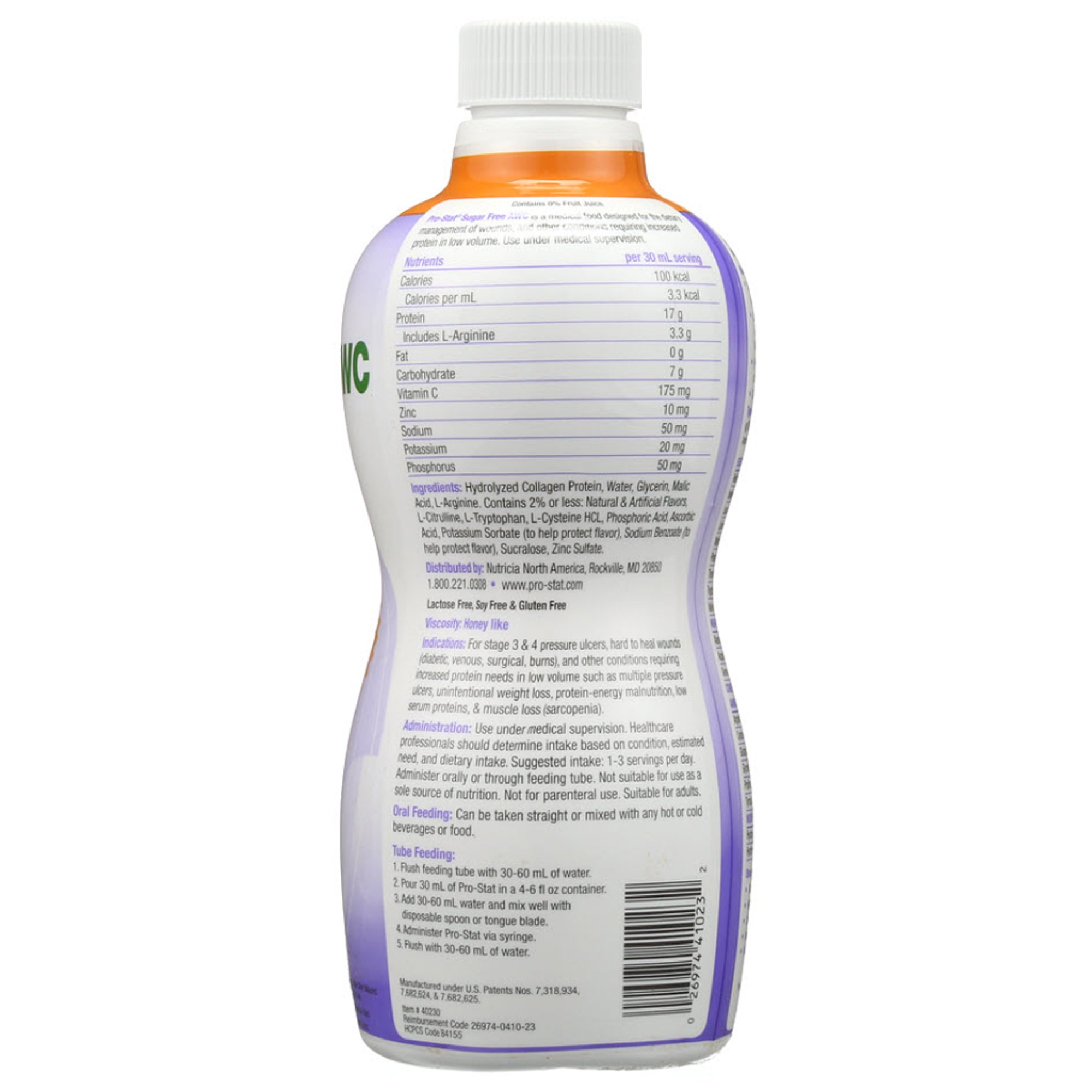 Nutricia North America - 78383 Pro-Stat® Sugar Free AWC Citrus Splash Complete Liquid Protein