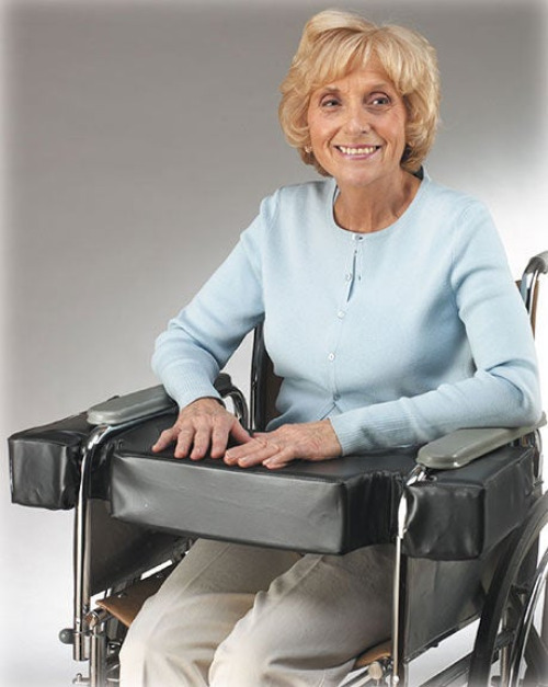 Skil-Care - 307030 Wheelchair Lap Cushion Skil-Care™ Half-Arm 4 Inch Depth Foam