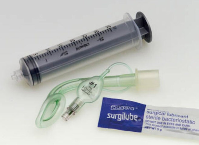 Ambu - 321310000 Curved Laryngeal Mask Set AuraOnce™ Size 3 20 mL Cuff PP / PVC / Silicone Single Patient Use Sterile