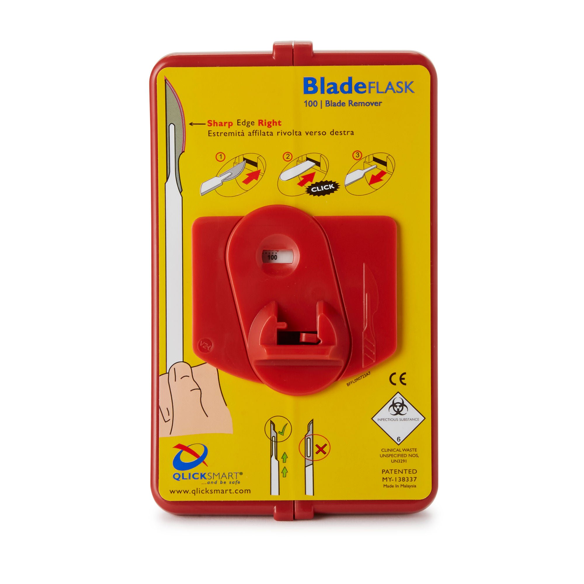 Myco Medical Supplies - QFRGEN-01 QLICKSMART® Scalpel Blade Remover