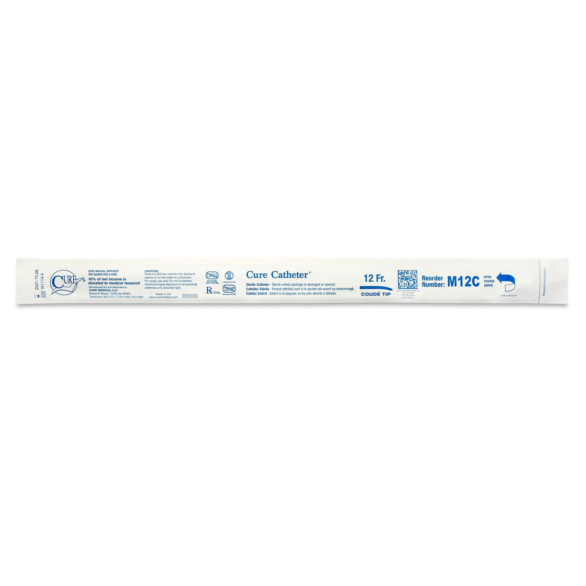 ConvaTec - M12C Cure Catheter™ Urethral Catheter