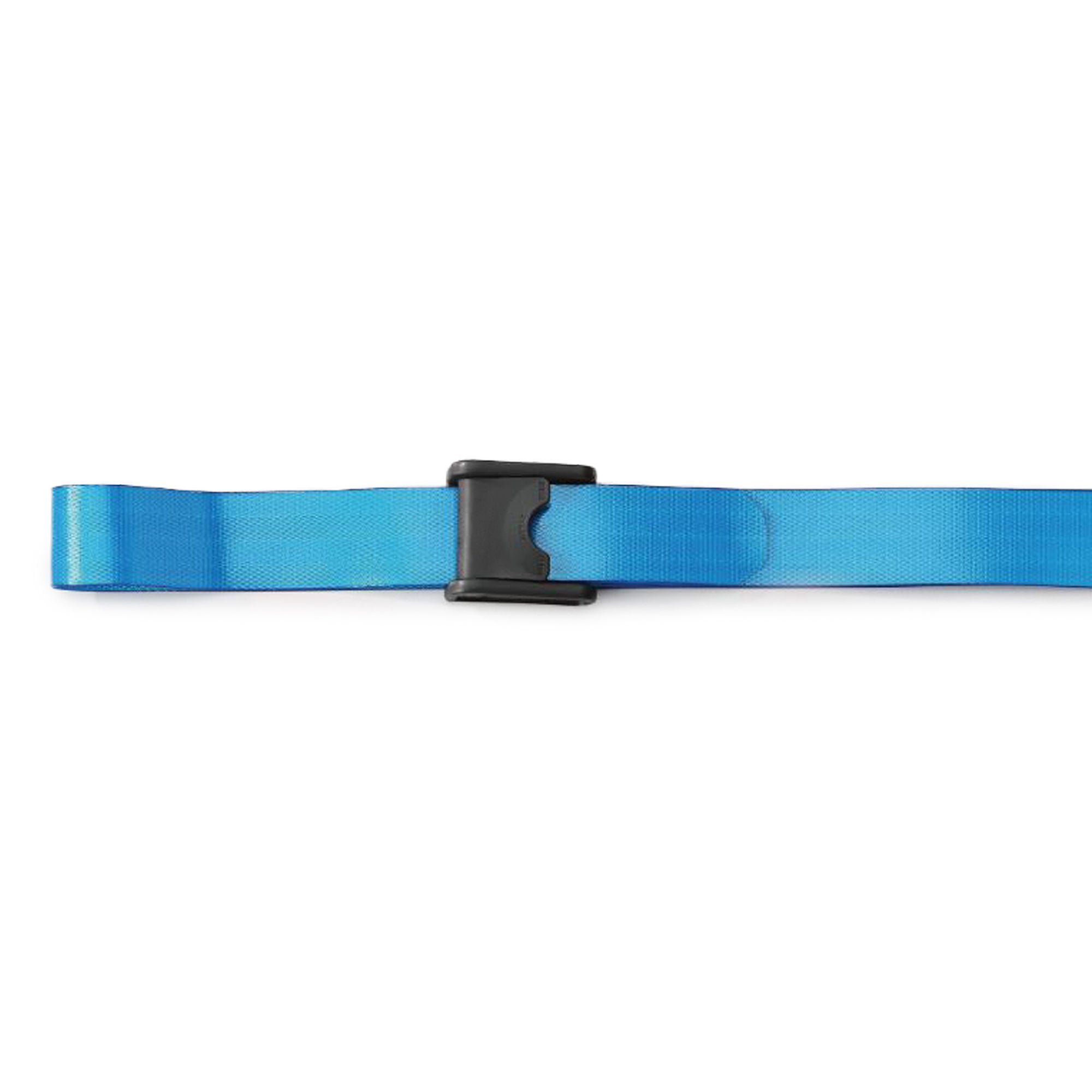 Tidi Products - 6546BL Gait Belt Posey® EZ Clean 81 Inch Length Blue Polyurethane Coated Webbing