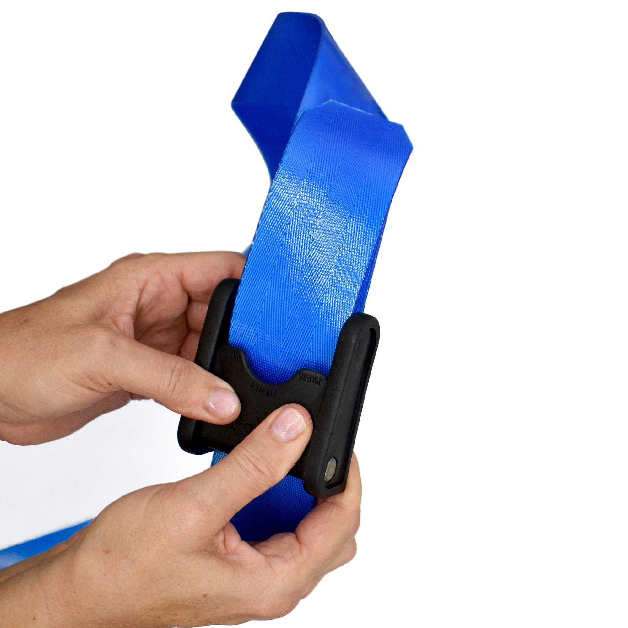 Tidi Products - 6546BL Gait Belt Posey® EZ Clean 81 Inch Length Blue Polyurethane Coated Webbing