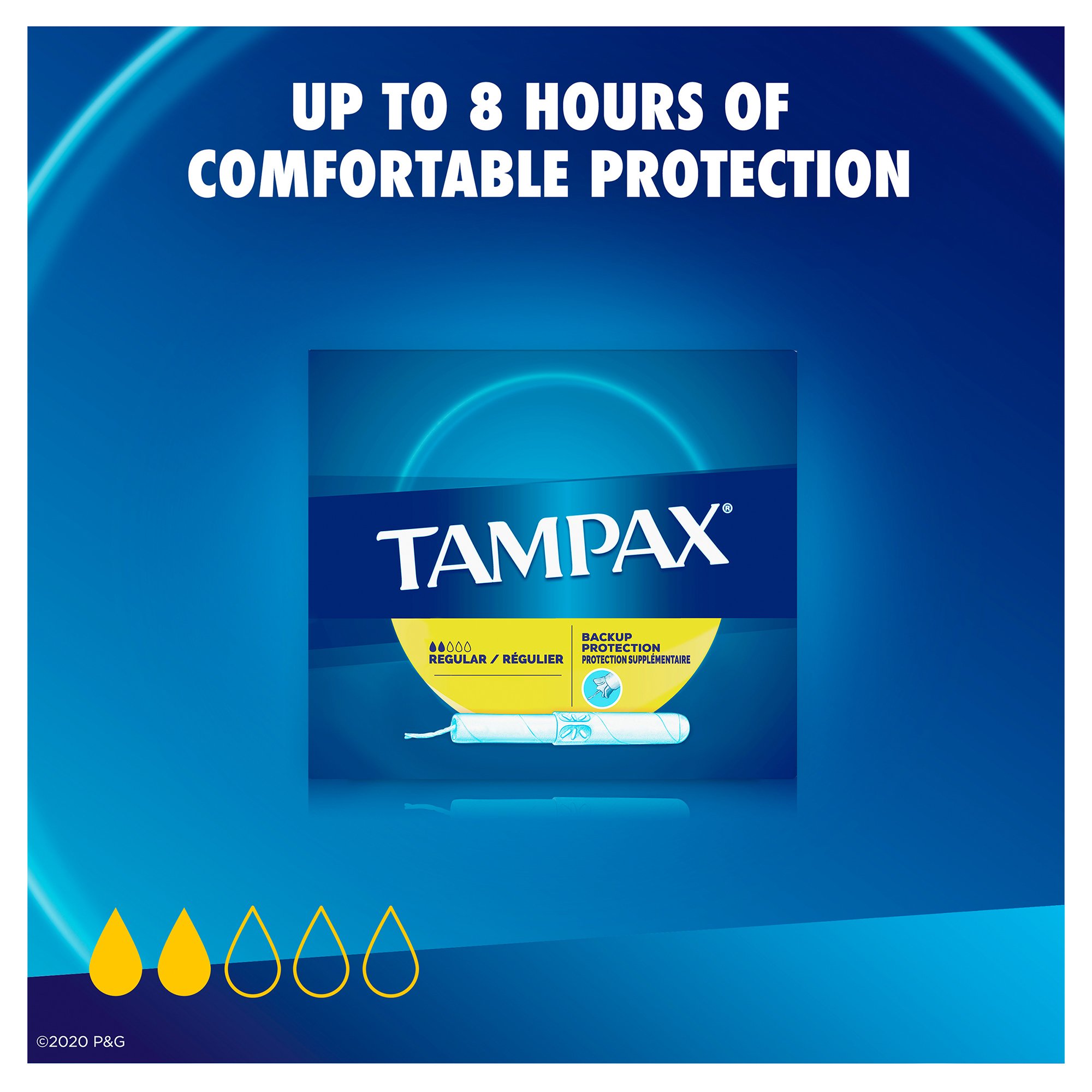 Procter & Gamble - 07301022110 Tampax® Tampons Regular Absorbency Unscented