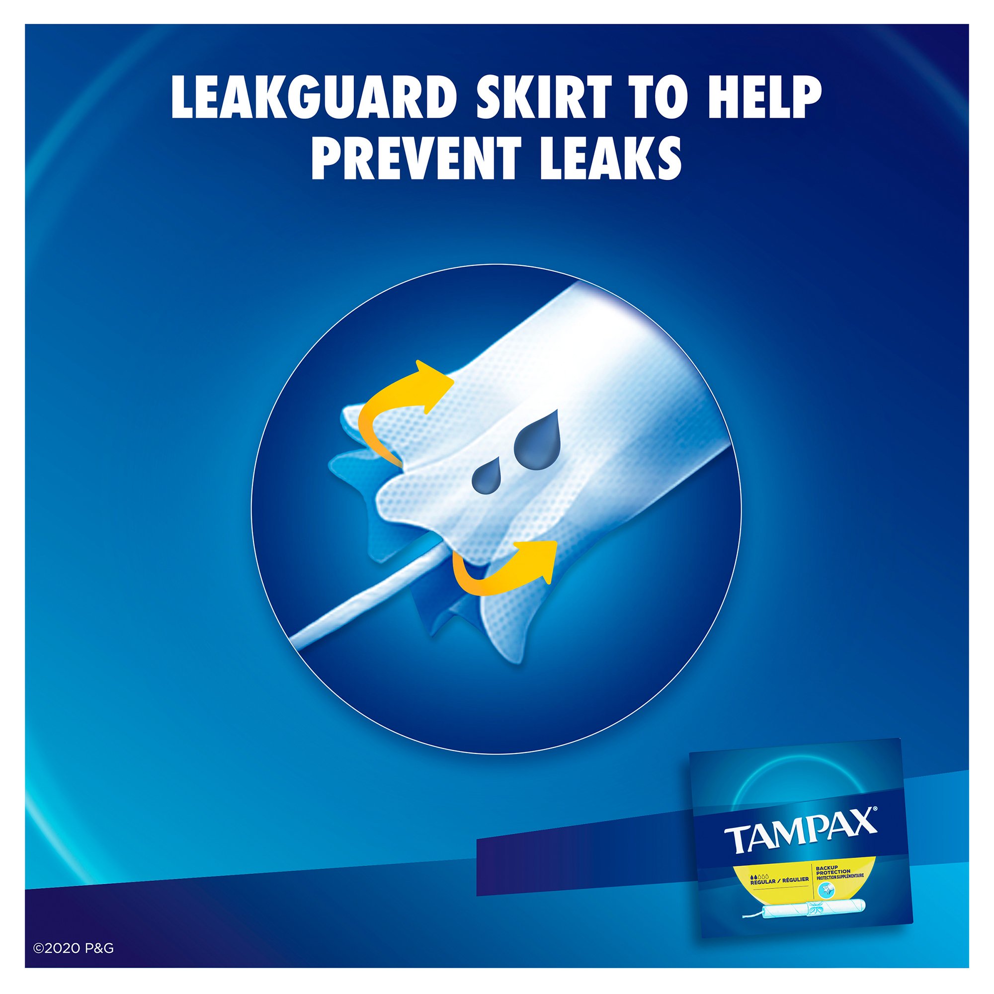 Procter & Gamble - 07301022110 Tampax® Tampons Regular Absorbency Unscented