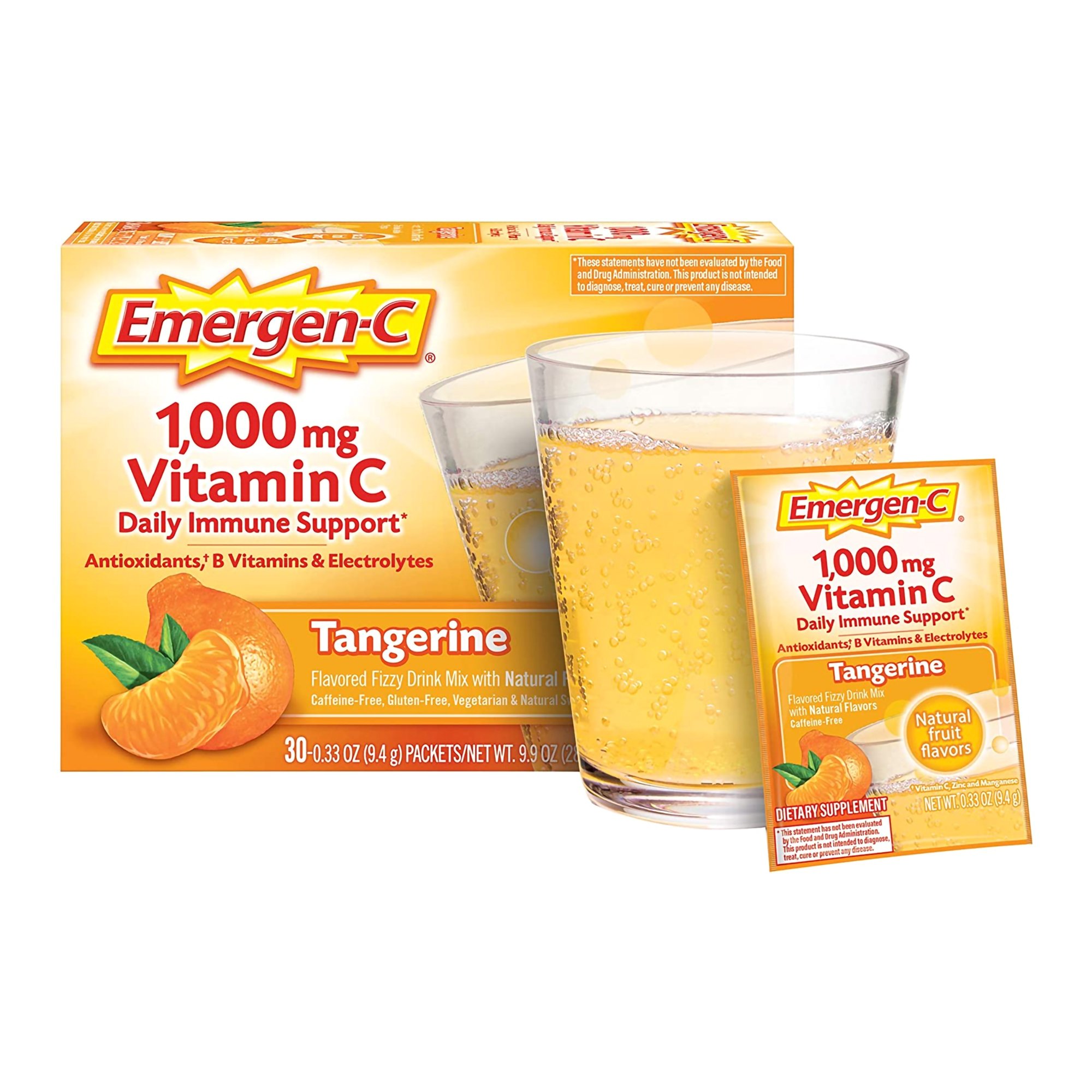 Glaxo Consumer Products - 07631430202 Emergen-C® Vitamin C Daily Immune Support Drink Mix