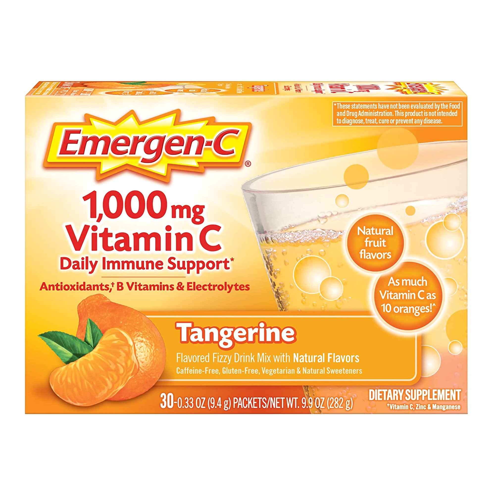Glaxo Consumer Products - 07631430202 Emergen-C® Vitamin C Daily Immune Support Drink Mix