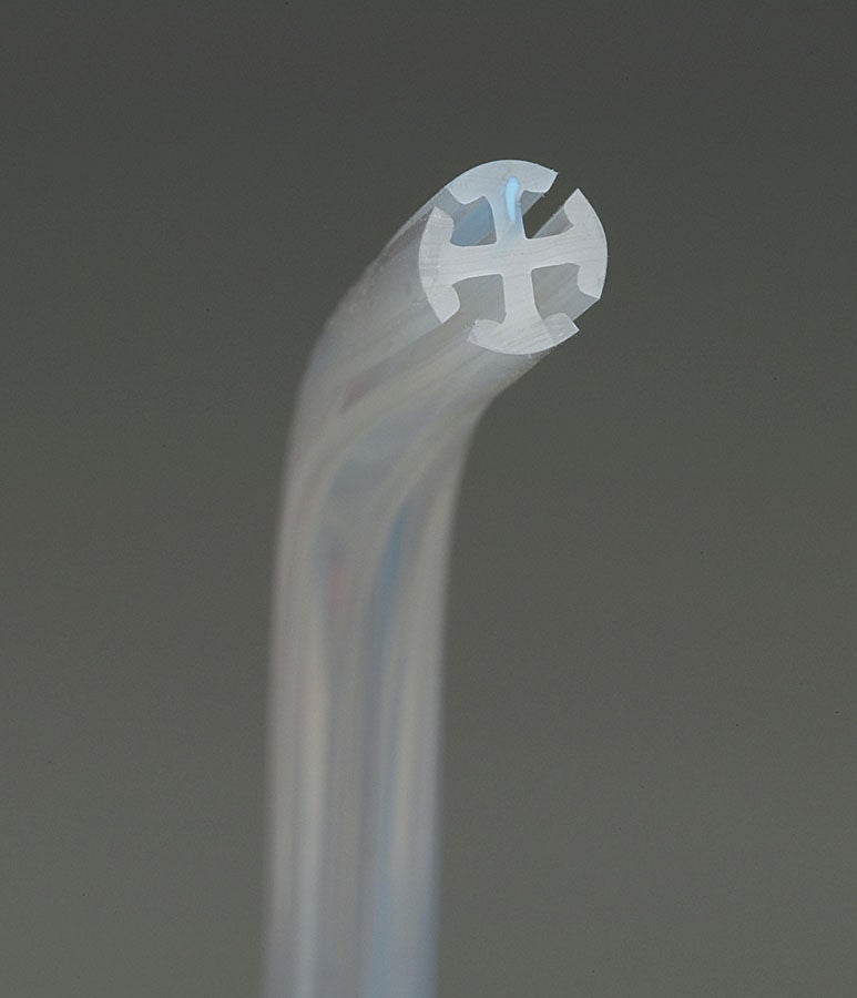 Medline - DYNJWE2186 Wound Drain Tube Medline Round/Full Type Without Attachment 4 Channel Type 10 Fr. Size Sterile