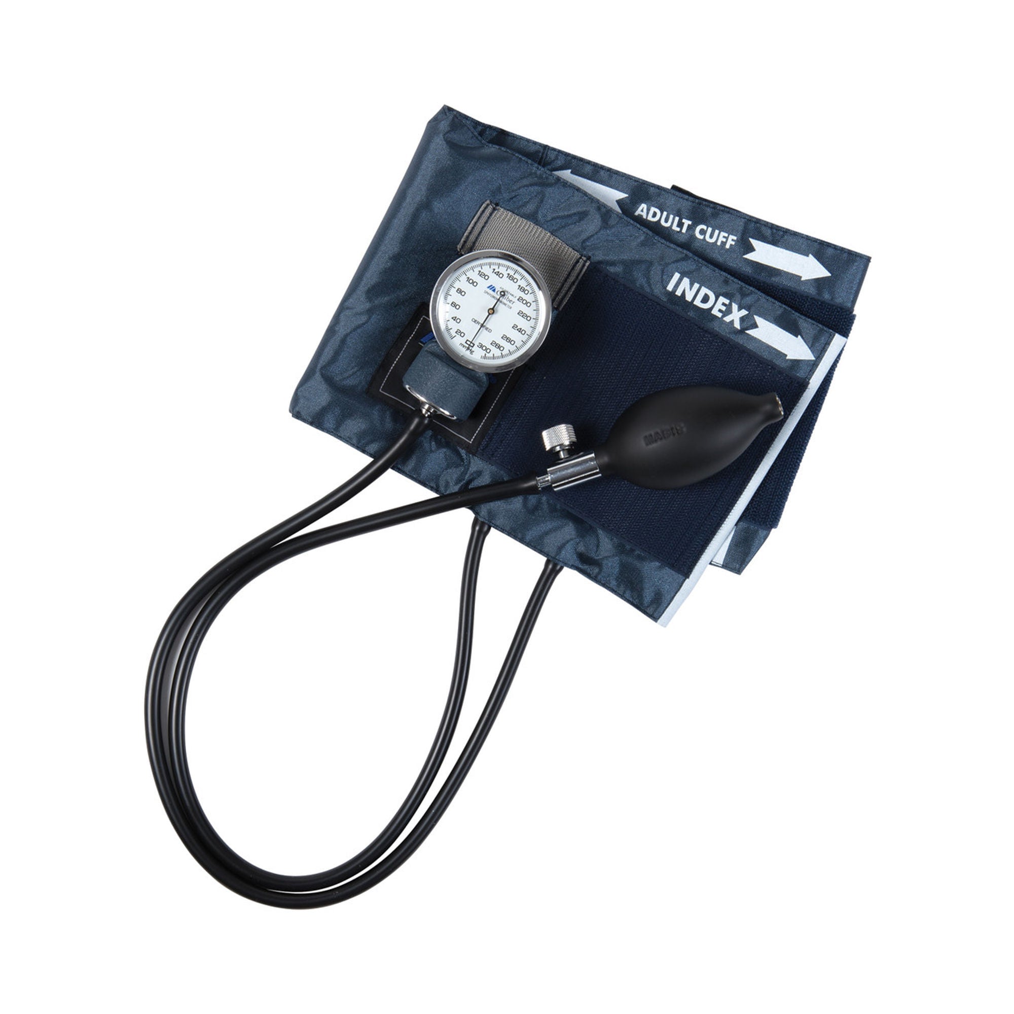 Mabis Healthcare - 01-133-011 Aneroid Sphygmomanometer Unit MABIS®Caliber™ Adult Cuff Arm Nylon Cuff 28 - 42 cm Pocket Aneroid