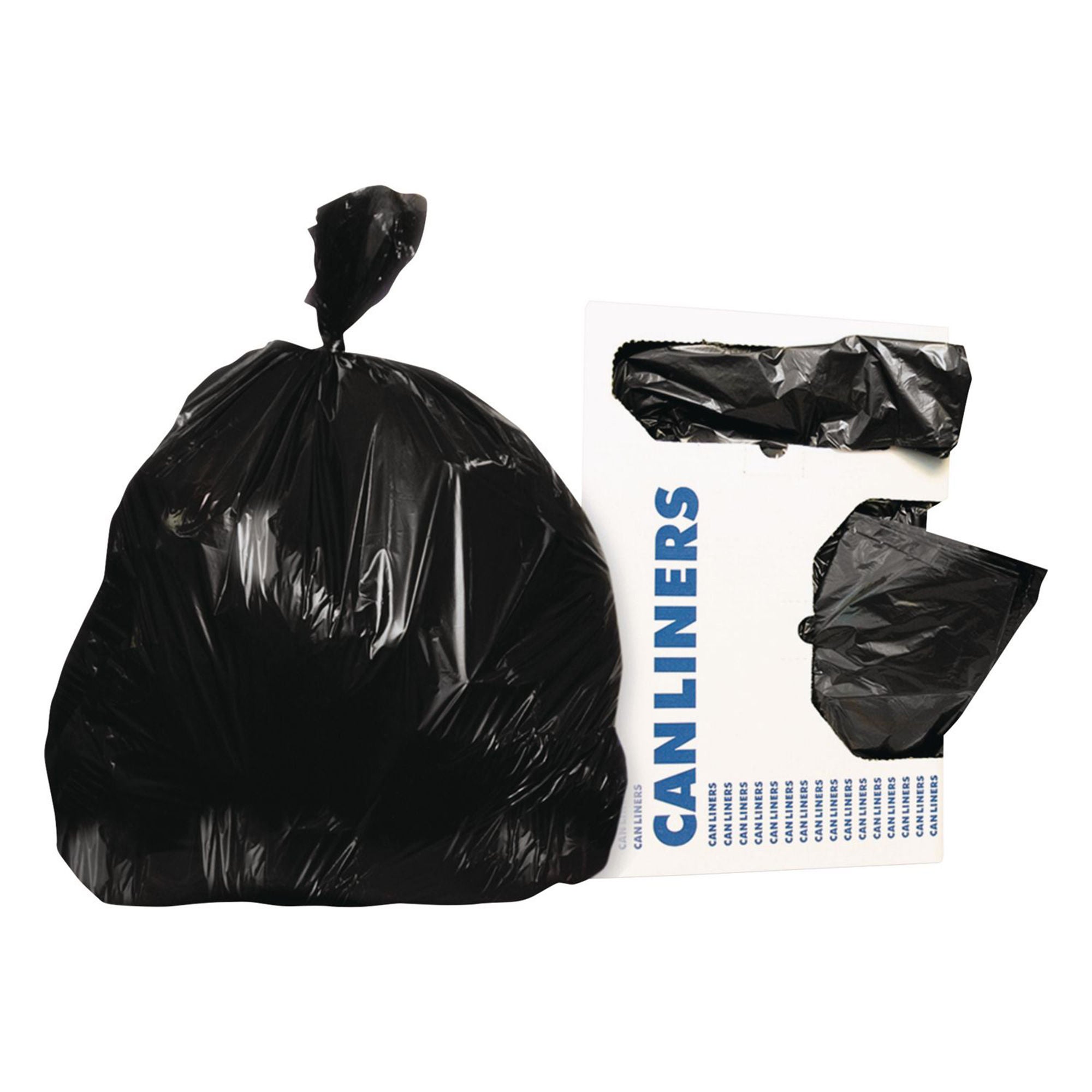 Essendant Co-United Stationers - HERH8647TK Trash Bag Heritage™ 56 gal. 0.90 mil 43 X 47 Inch Black Super Tuf Star Seal Bottom Flat Pack