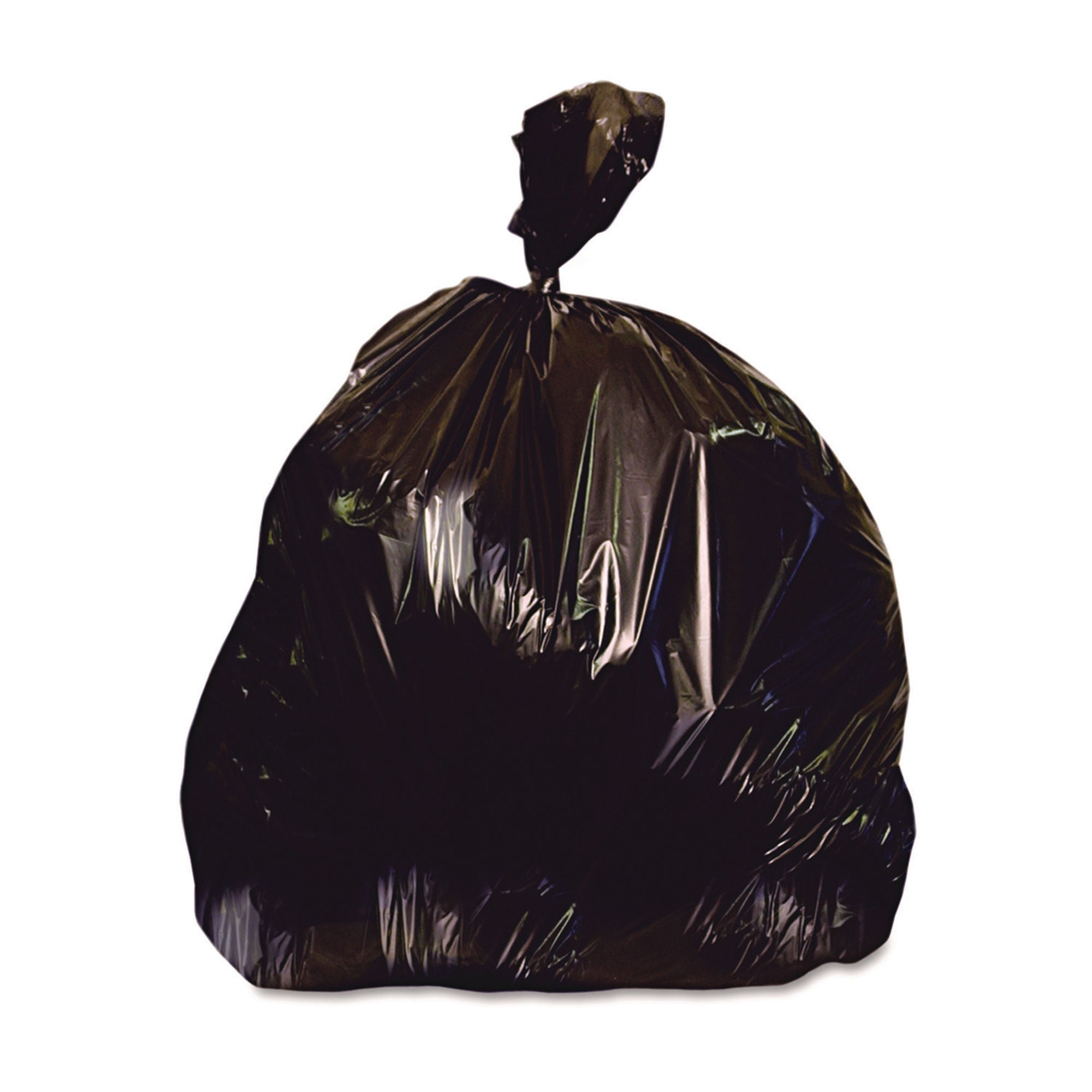 Essendant Co-United Stationers - HERH8647TK Trash Bag Heritage™ 56 gal. 0.90 mil 43 X 47 Inch Black Super Tuf Star Seal Bottom Flat Pack