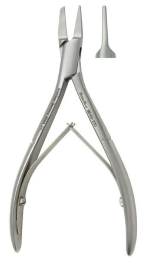 Integra Lifesciences - MH40-230 Nail Splitter MeisterHand® English Anvil 5 Inch Length Stainless Steel