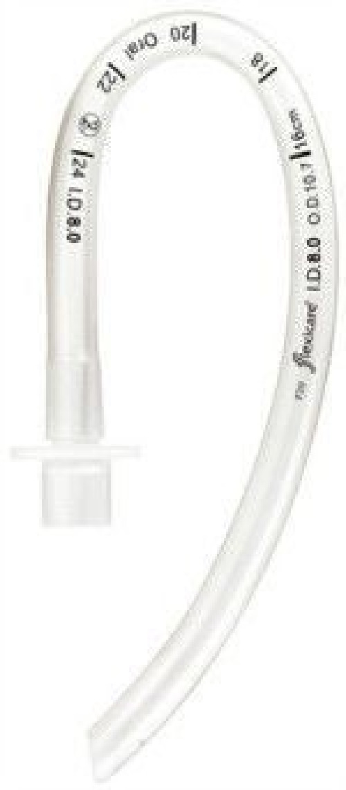 Flexicare - 038-964-040U Uncuffed Endotracheal Tube Flexicare® VentiSeal Curved 4.0 mm ID Pediatric Murphy Eye