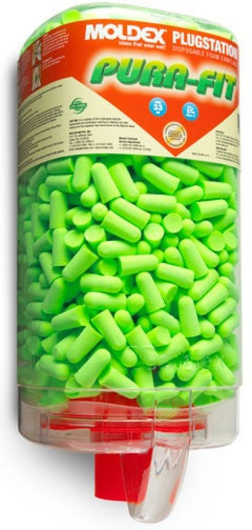 Moldex-Metric - 6845 Earplug Dispenser Moldex® PlugStation® Wall Mount 500 Pair Capacity Clear