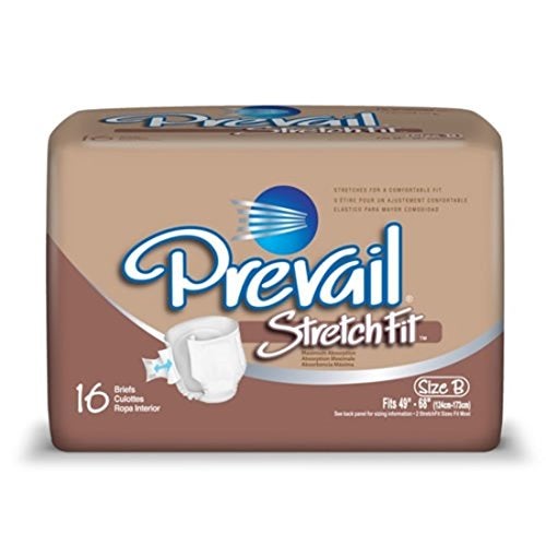 First Quality Products LLC - SSF-B Incontinence Brief Prevail® Simply StretchFit™ Adult Size B Unisex Disposable Heavy Absorbency