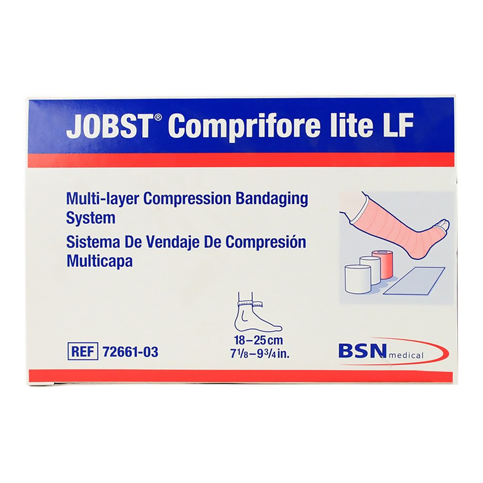 BSN Medical - 7266103 Jobst® Comprifore® lite LF No Closure Three Layer Compression Bandage System