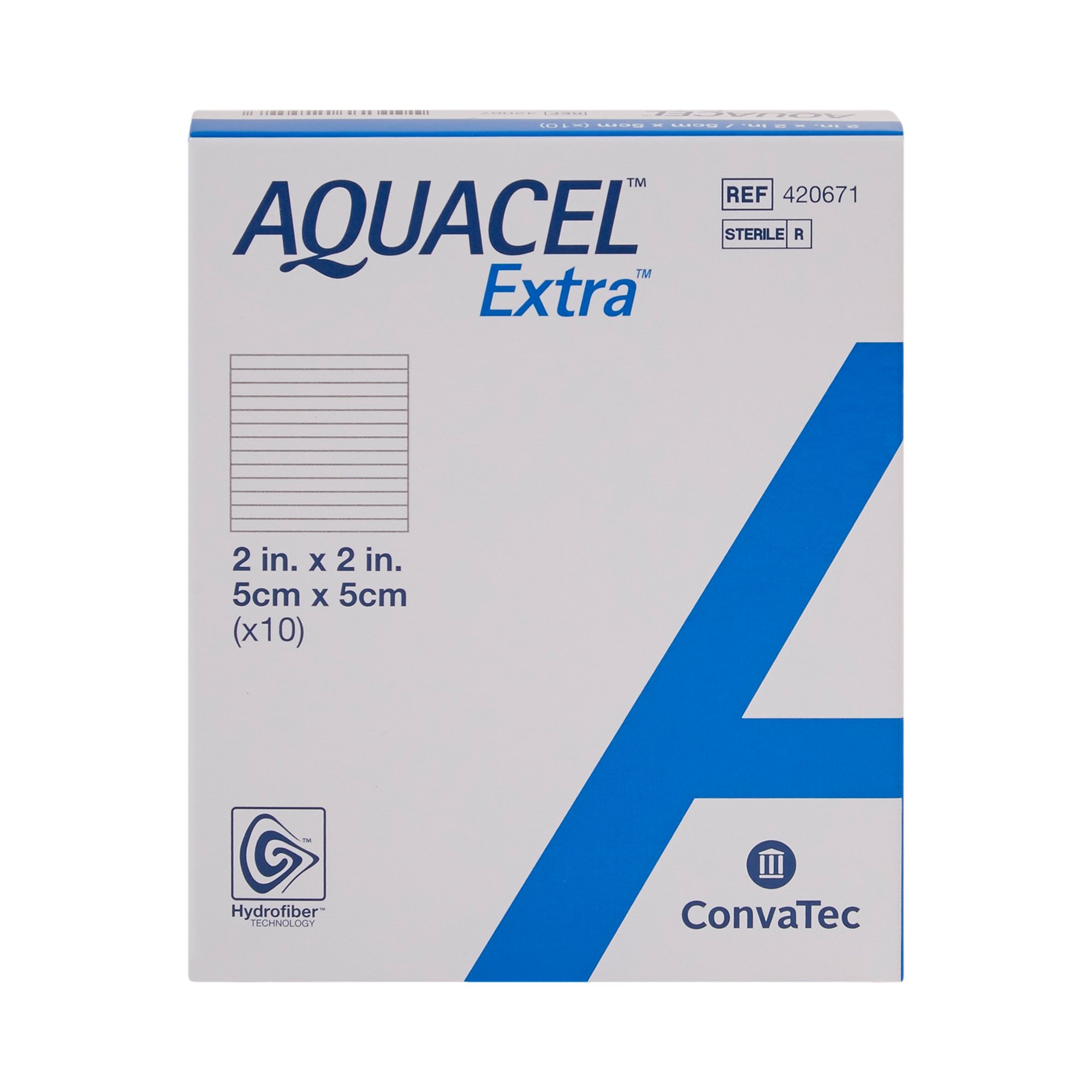 ConvaTec - 420671 Aquacel® Extra™ Gelling Fiber Wound Dressing