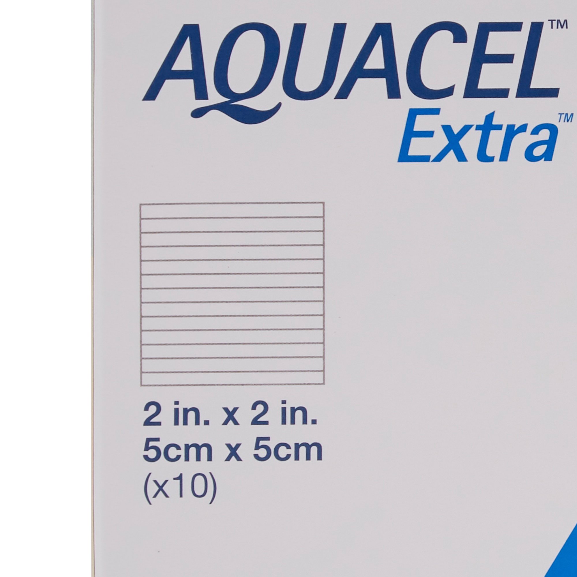 ConvaTec 420671 - Aquacel® Extra™ Gelling Fiber Wound Dressing, 2 × 2 Inch - 1/Each, 10/Box