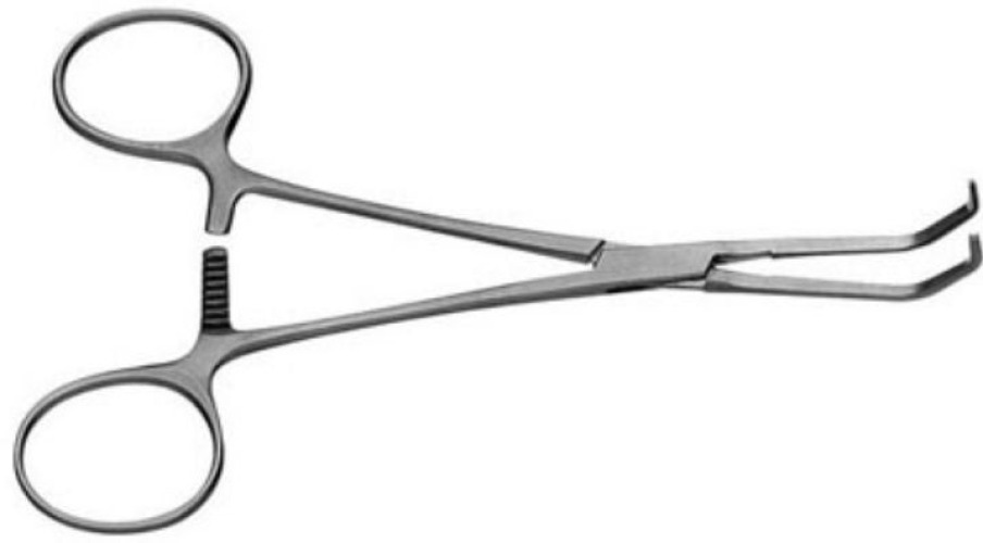 V. Mueller - CH6520 Vena Cava Clamp V. Mueller® Satinsky 5-1/2 Inch Length Stainless Steel