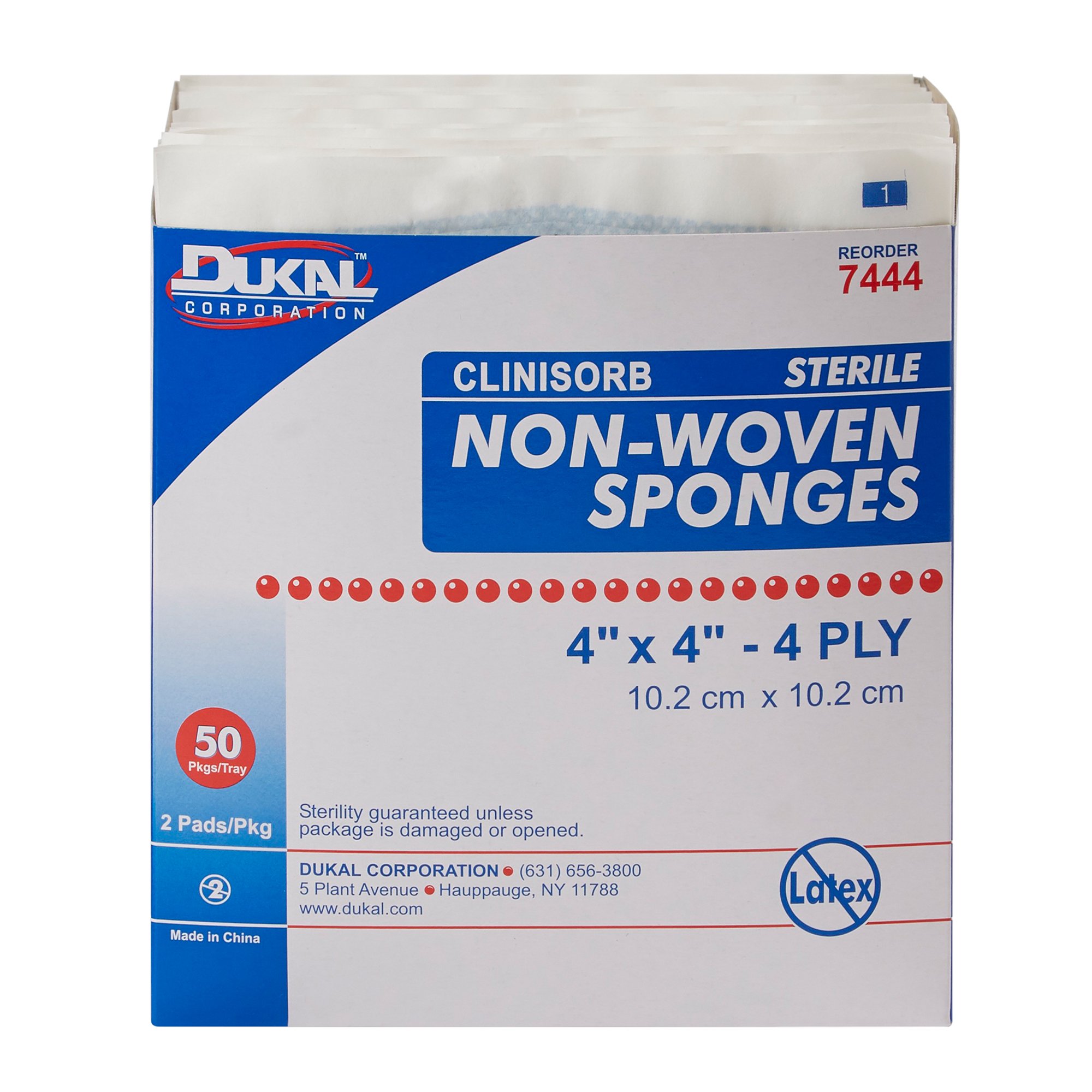 Dukal - 7444 Clinisorb Sterile Nonwoven Sponge