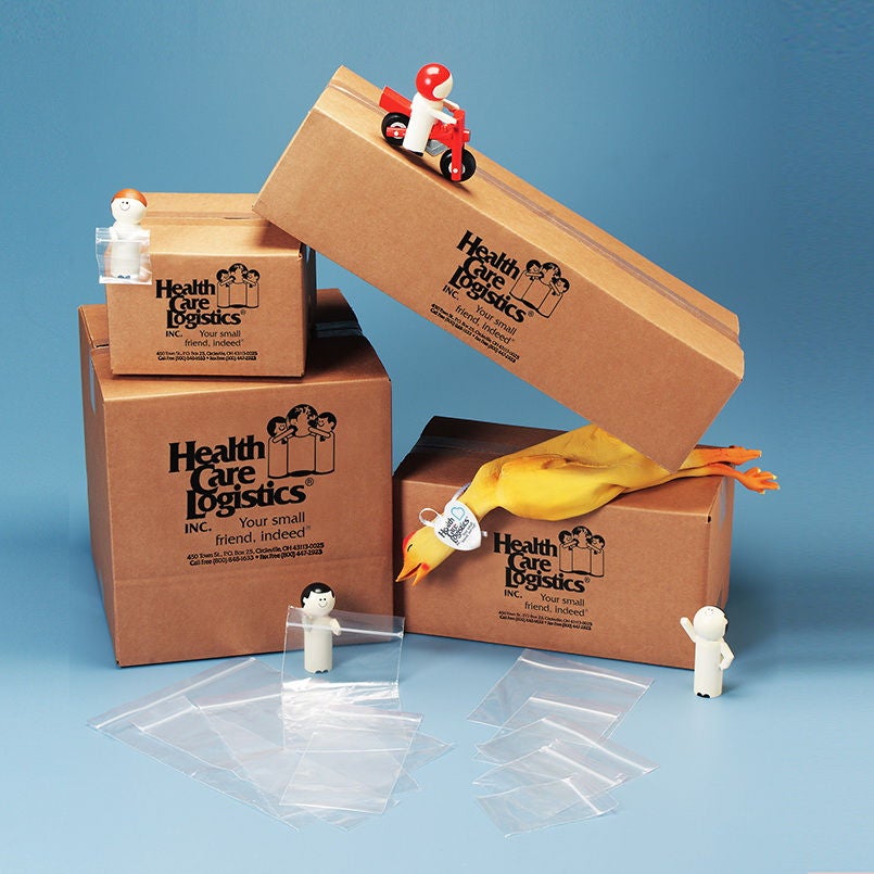 Health Care Logistics - 8614-31 Reclosable Bag Reloc-Zippit® 8 X 10 Inch LDPE Clear Zipper Closure