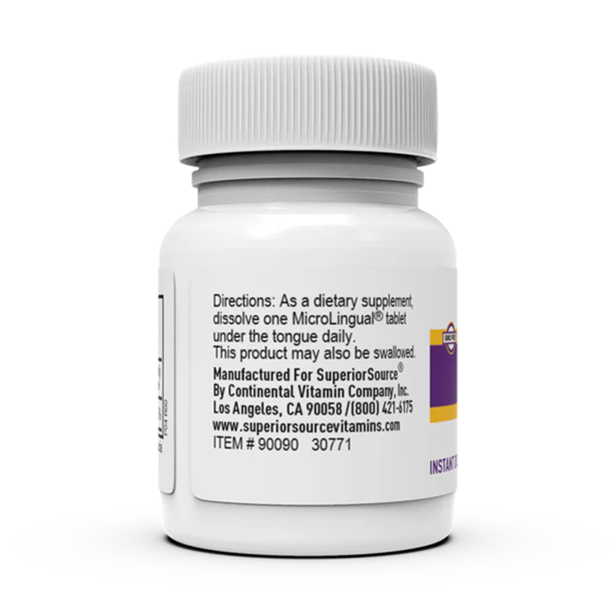 Continental Vitamin Company - 07663590090 Up & Up Vitamin B-7 Biotin Supplement