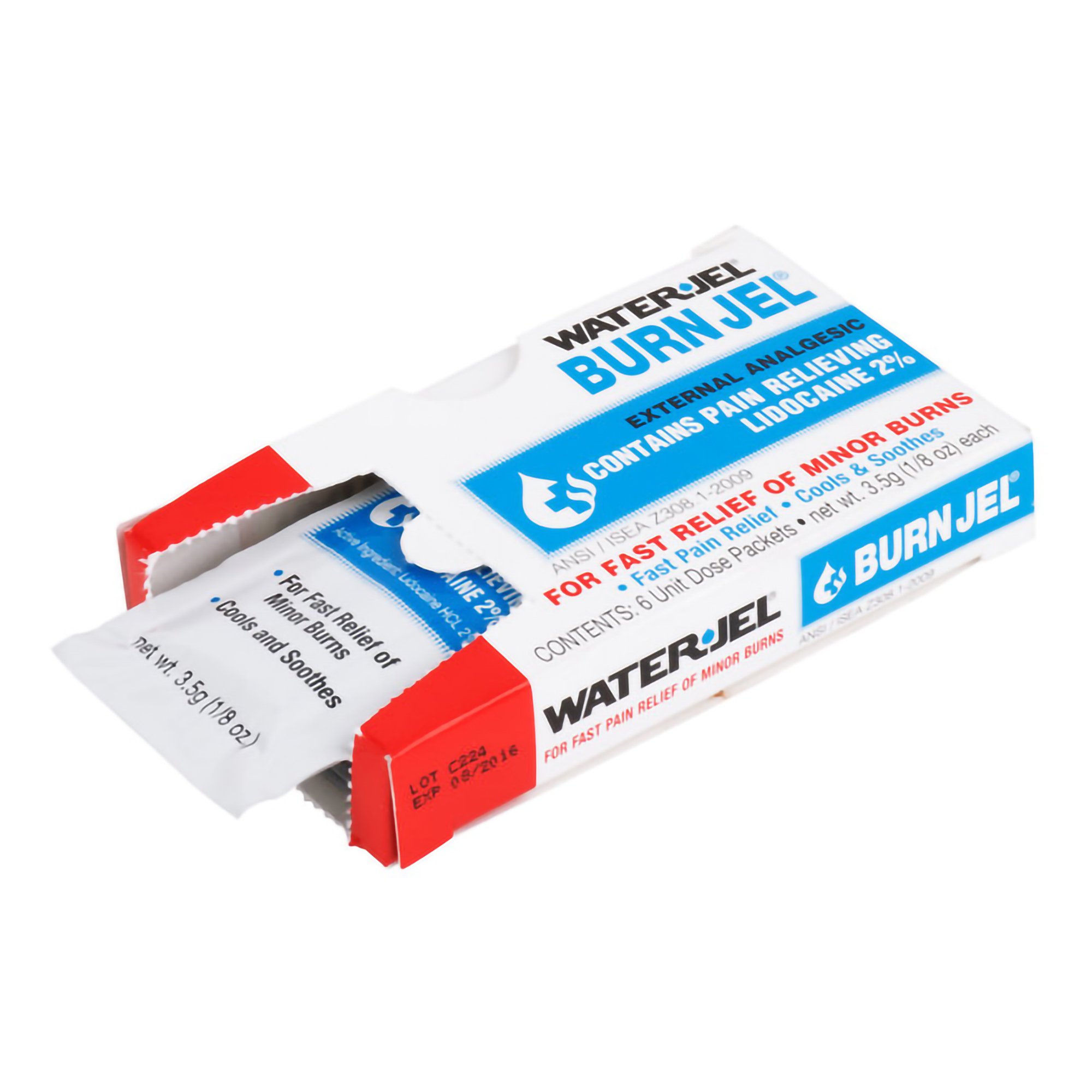 Safeguard US Operating LLC 100U-6.00.000 - Water Jel® Burn Jel® Burn Relief - 6/Box, 600/Case