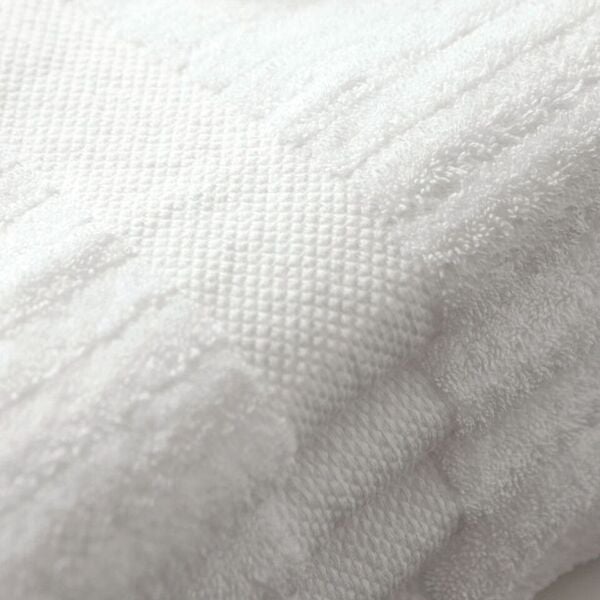 Standard Textile - 46813100 Hand Towel Luxury Stripe 16 X 30 Inch White
