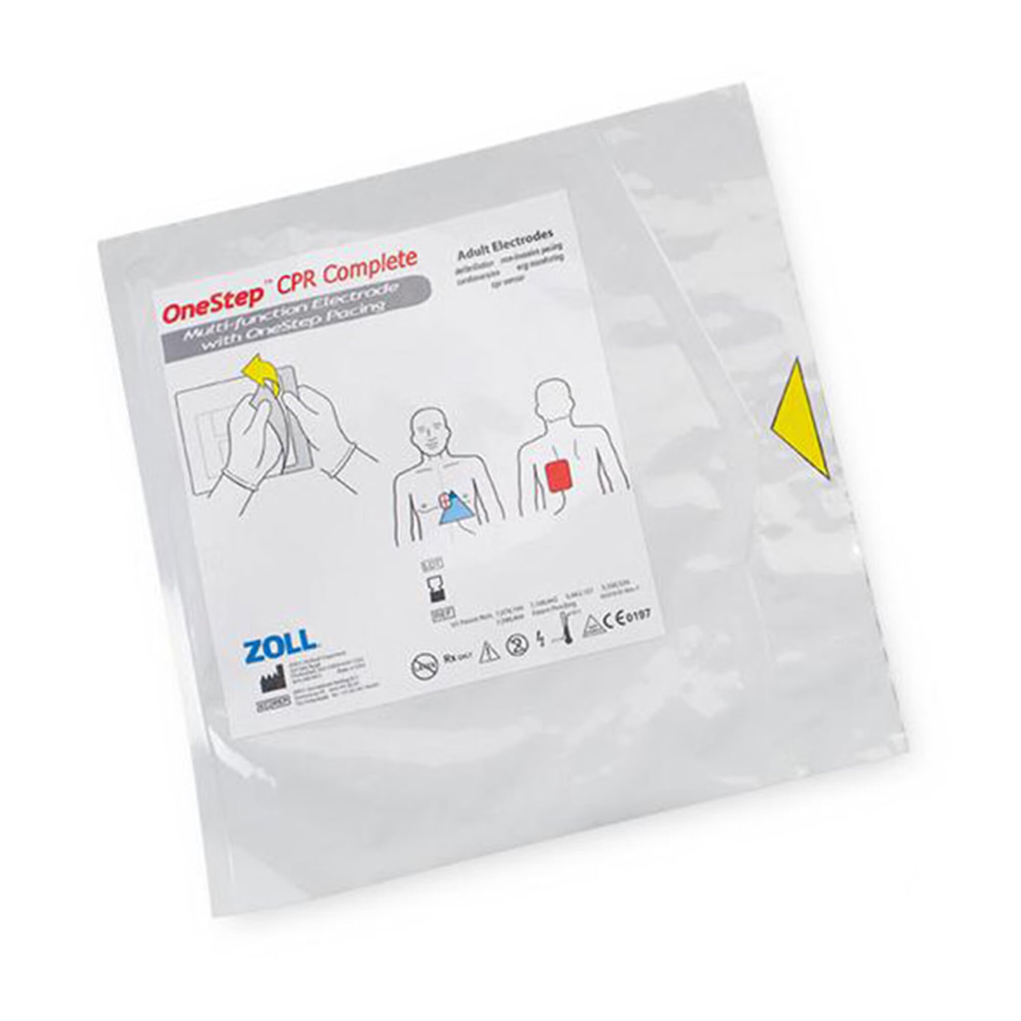 Zoll Medical - 8900-0224-01 AED Defibrillator Pad OneStep™ Plug Connector Adult
