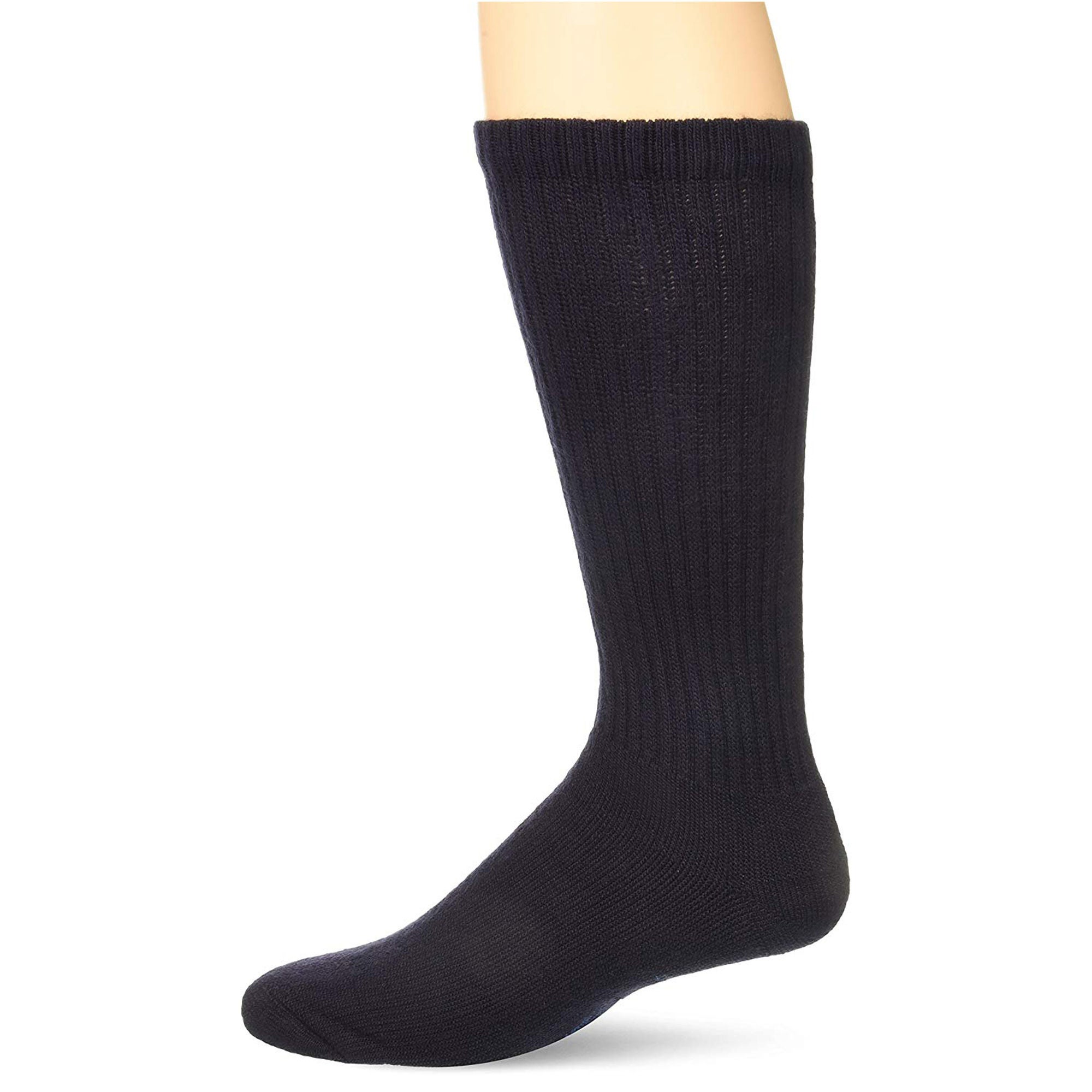 BSN Medical - 110848 Diabetic Compression Socks Jobst® Sensifoot™ Crew Large Navy Closed Toe