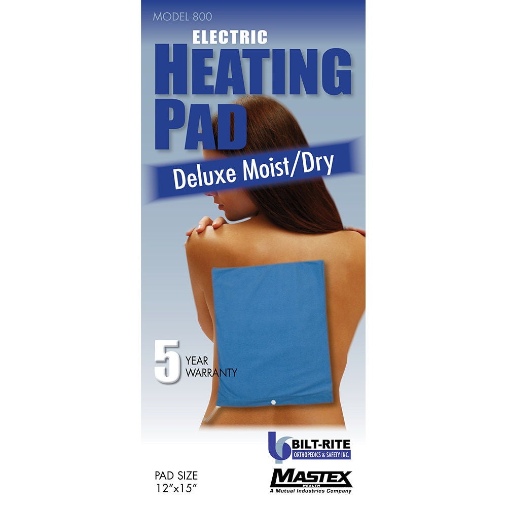 Bilt Rite MaxTex - 600 Moist/Dry Heating Pad General Purpose Standard Size Fabric Cover Reusable