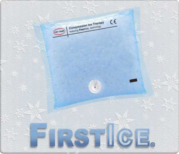 Professional Products - 10860-00-24 Cold Pack Ezy Wrap® FirstIce® General Purpose Small 6 X 7 Inch Plastic / Gel-Like Reusable