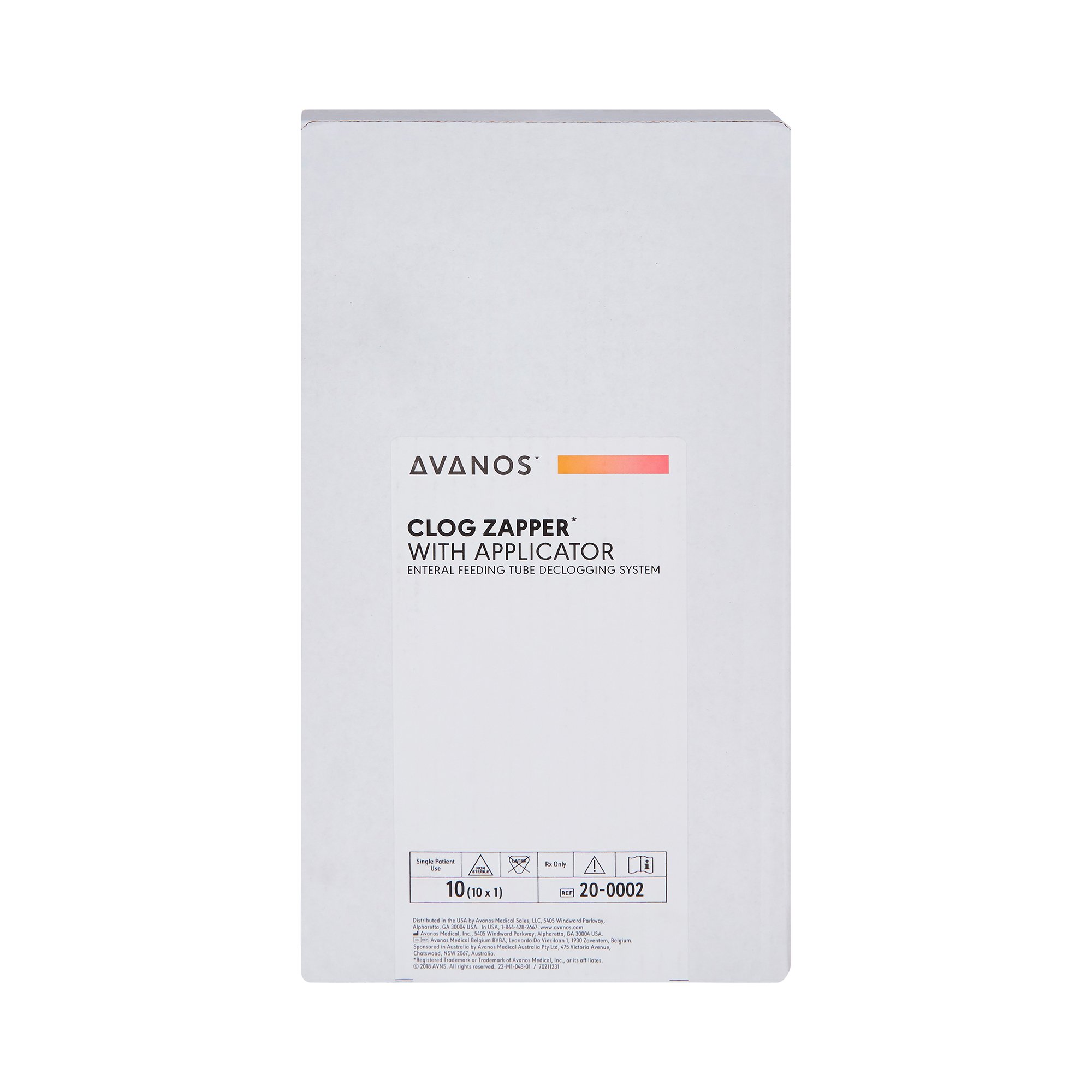 Avanos Medical Sales LLC - 20-0002 Clog Zapper™ Enteral Feeding Tube Declogger Kit