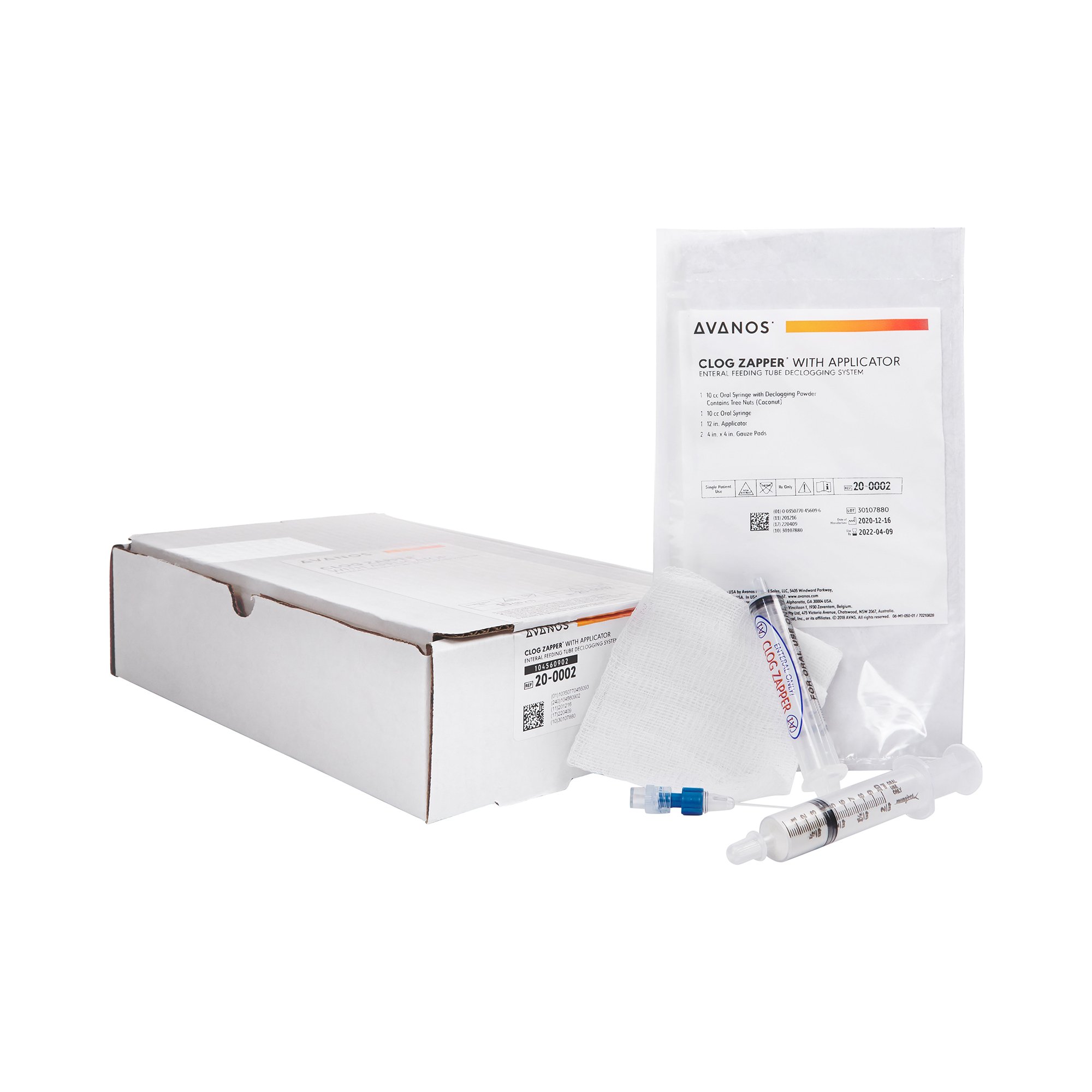 Avanos Medical Sales LLC - 20-0002 Clog Zapper™ Enteral Feeding Tube Declogger Kit