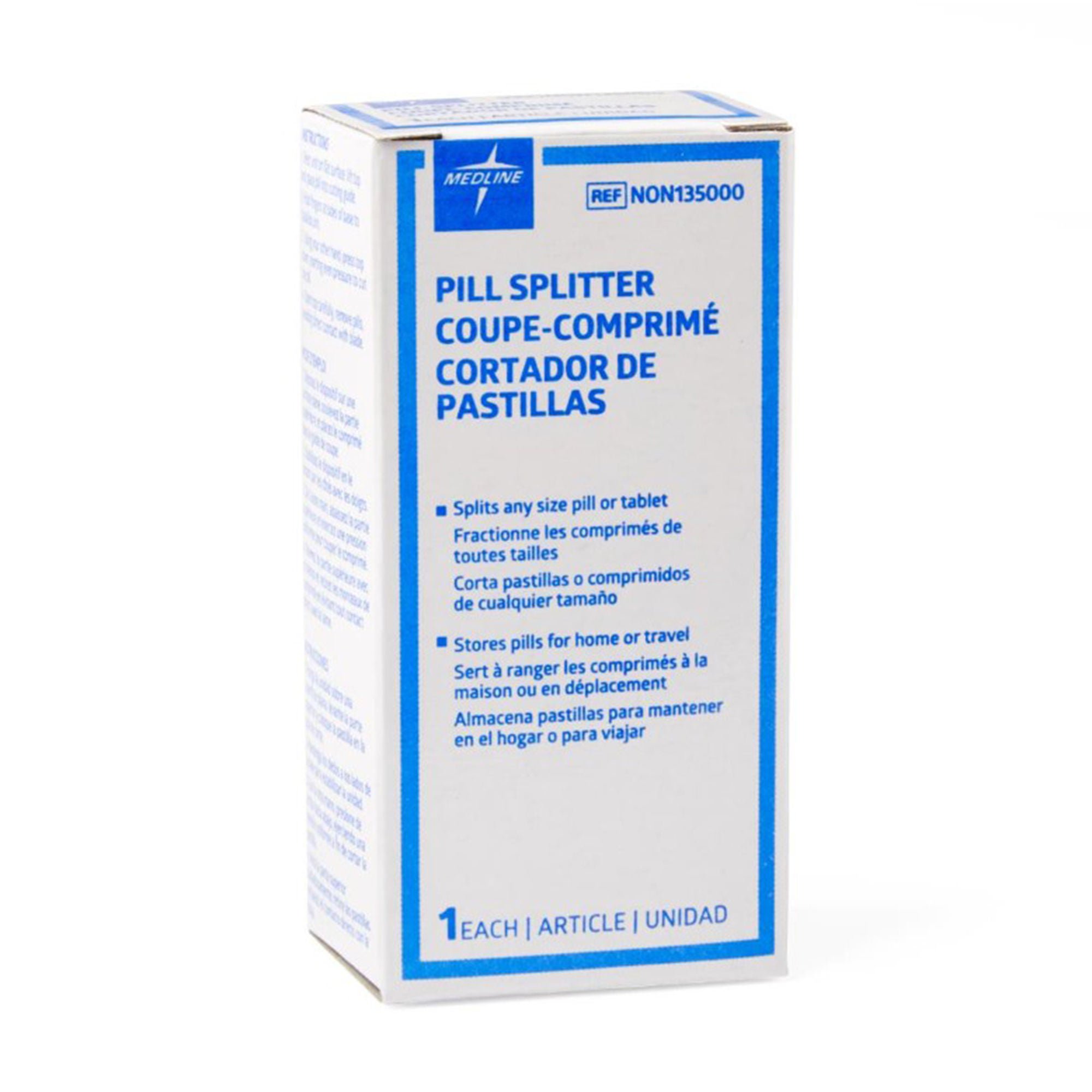 Medline - NON135000 Pill Cutter Hand Operated Blue