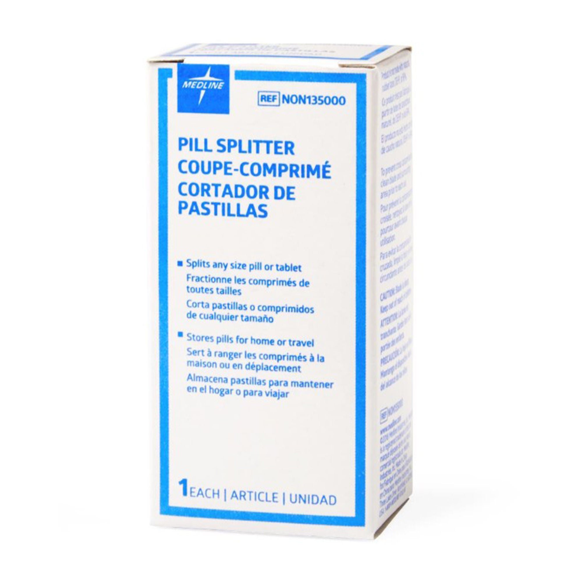 Medline - NON135000 Pill Cutter Hand Operated Blue
