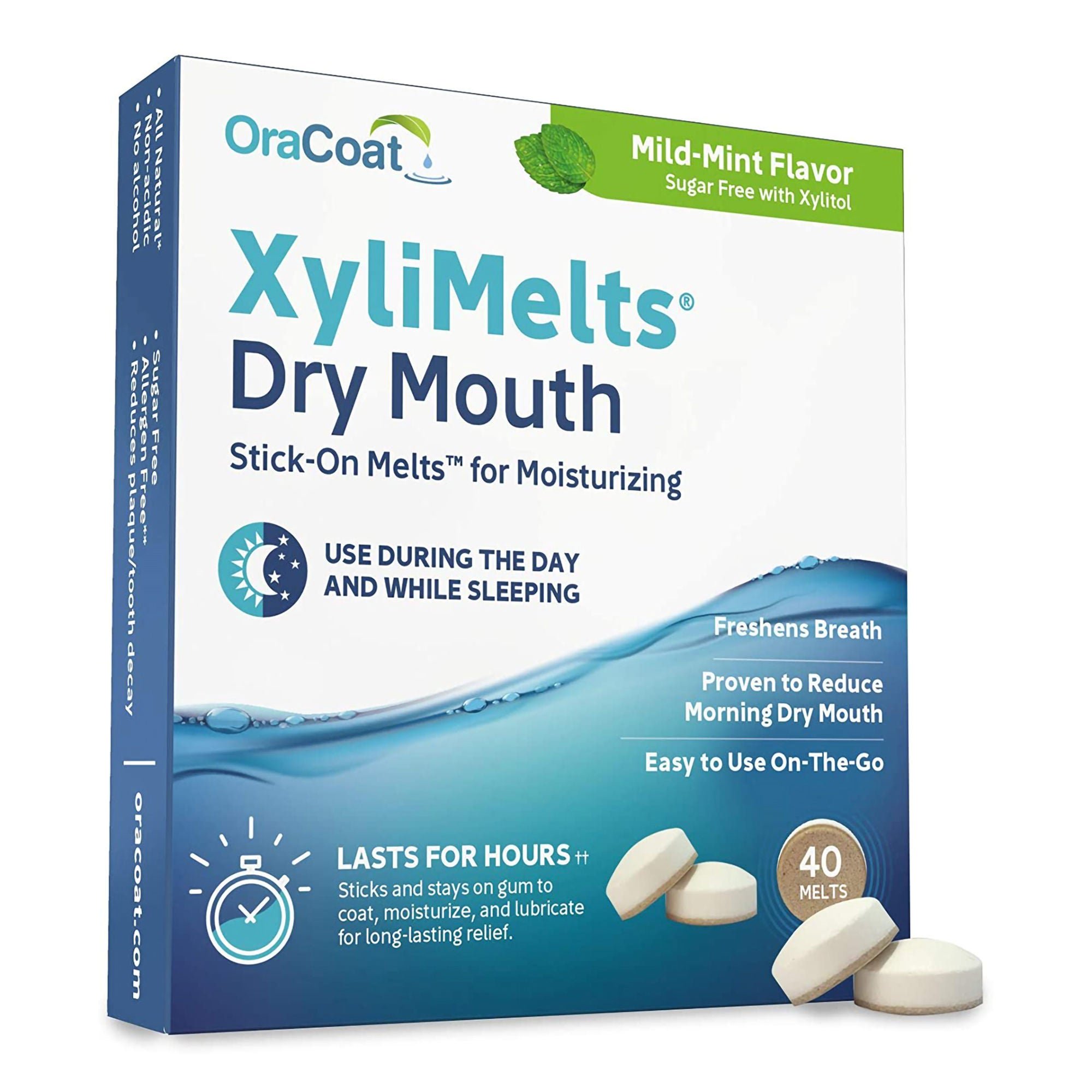 Orahealth USA - 85593300051 OraCoat XyliMelts Stick-On Melts for Moisturizing