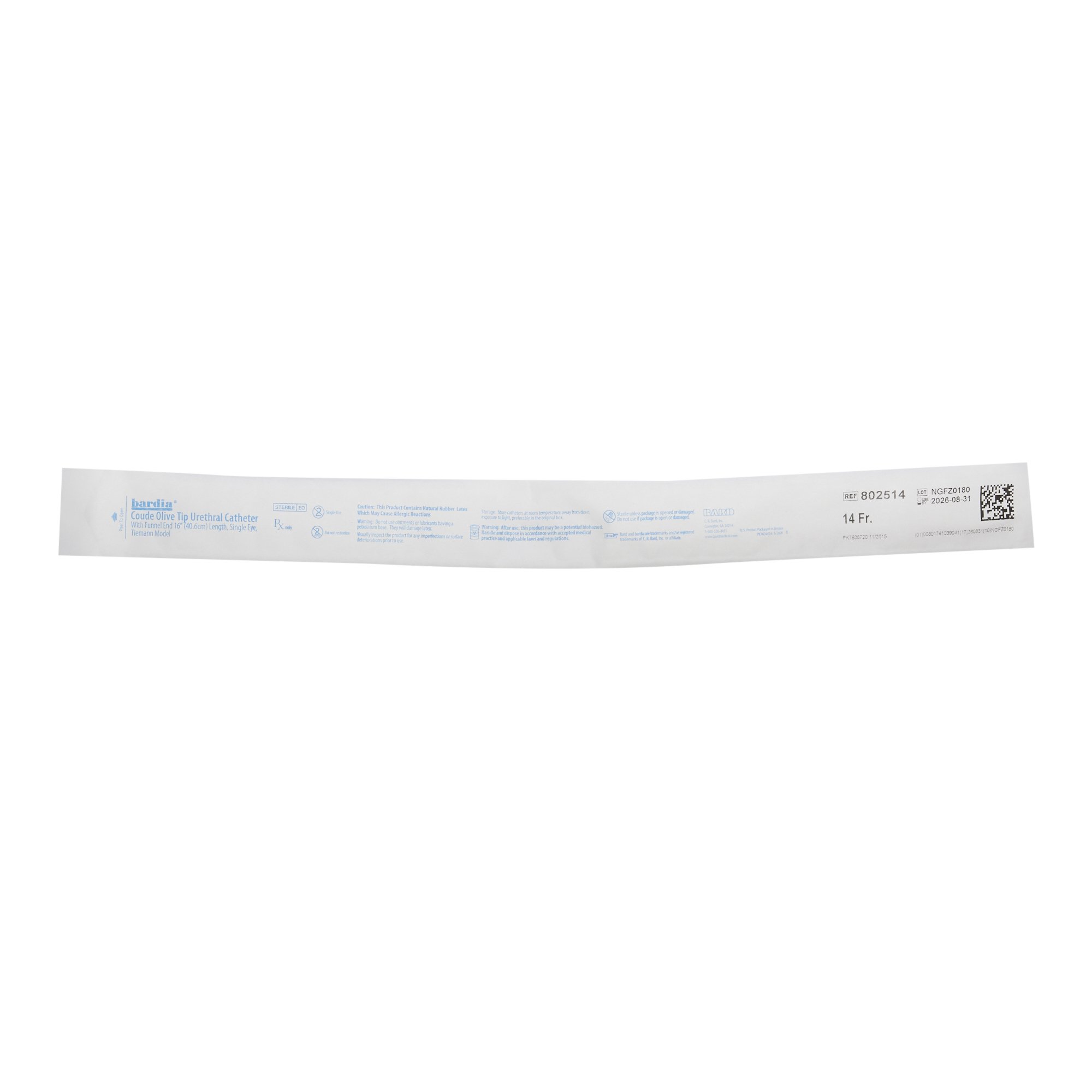 Bard - 802514 Bardia® Urethral Catheter