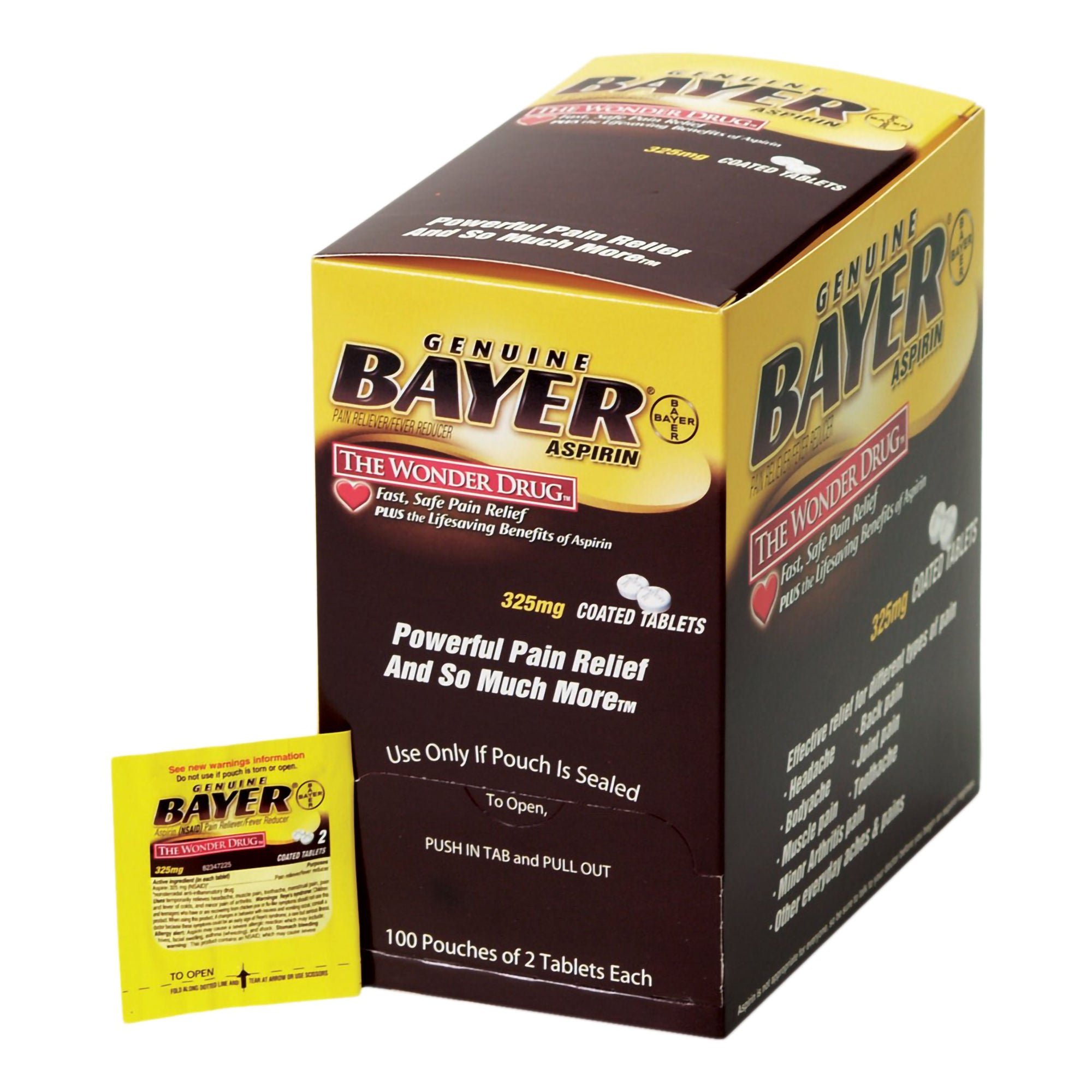 Medique Products - 45647 Bayer® Aspirin Pain Relief