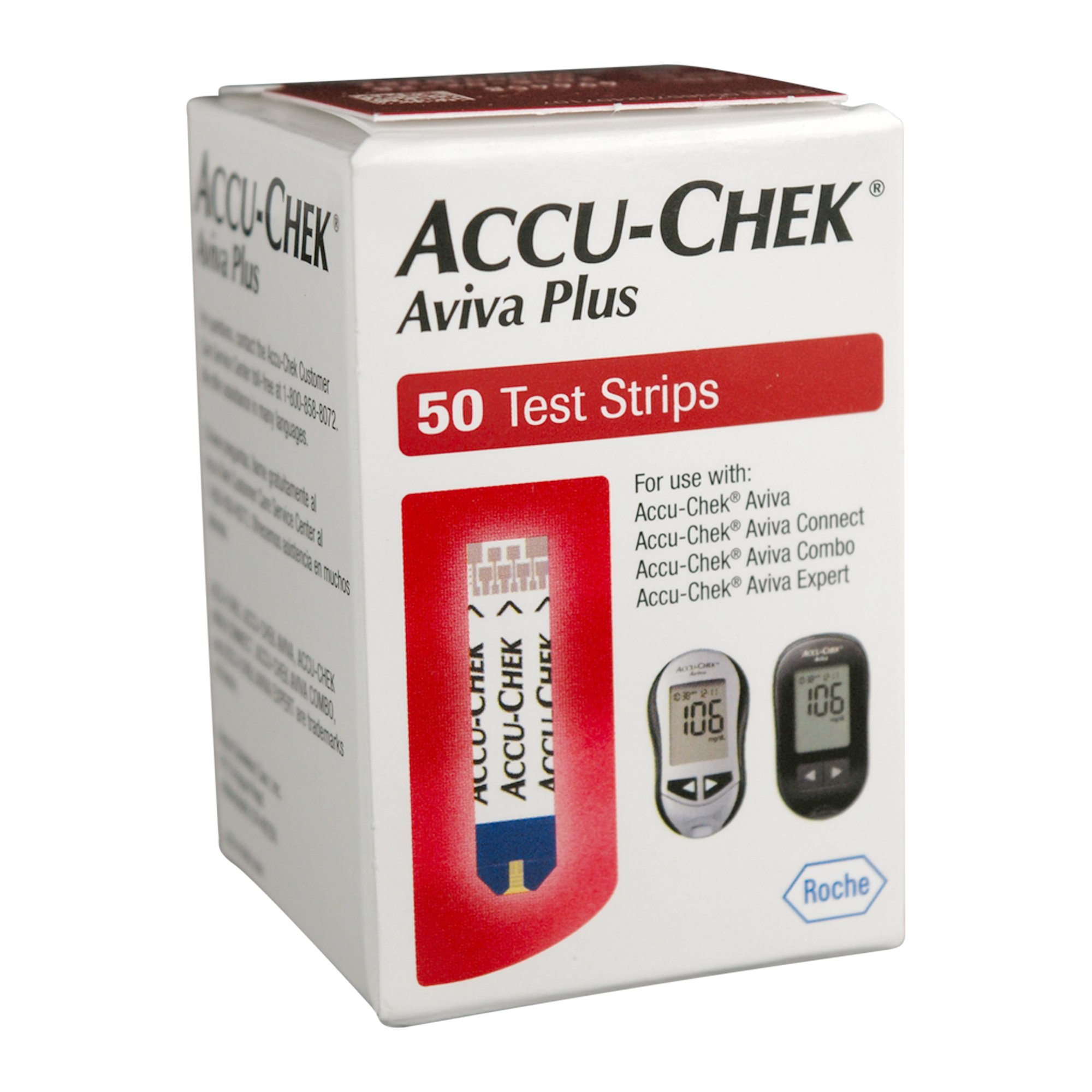 Roche Diabetes Care - 06908217001 Accu-Chek® Aviva Plus Blood Glucose Test Strips