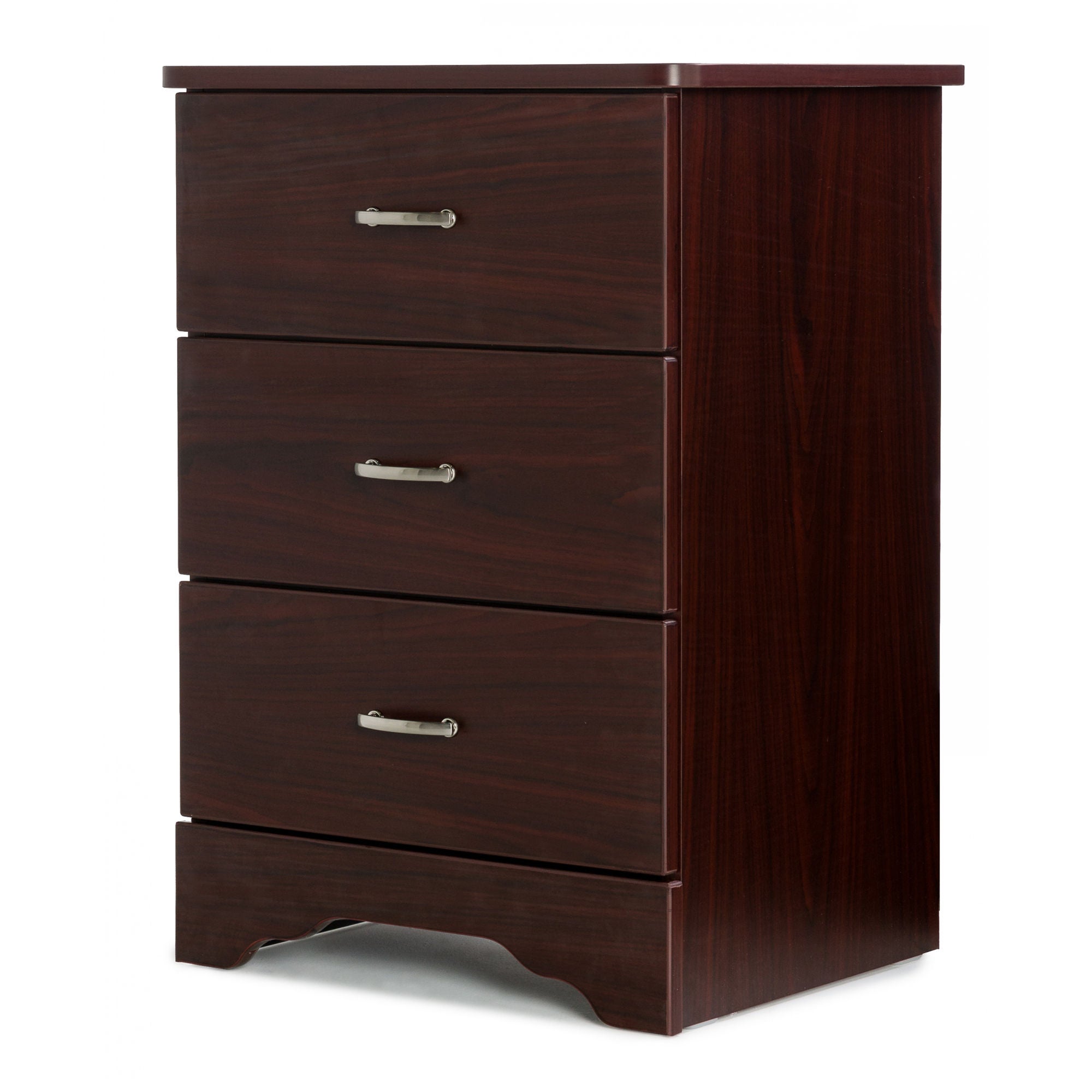 Graham-Field - A31T-31B Bedside Cabinet Georgetown Collection Windsor Mahogany 21 W X 18 D X 30 H Inch 3 Drawers Without Shelves Without Doors